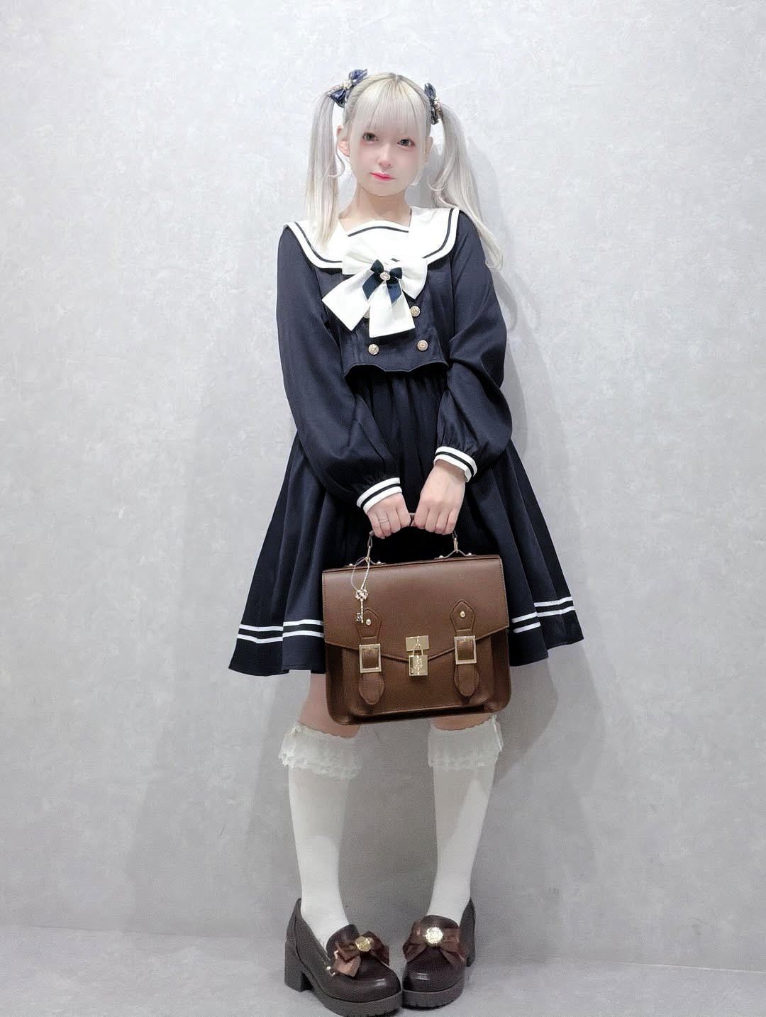 Classical School Setup風セーラーワンピース(ミドル)