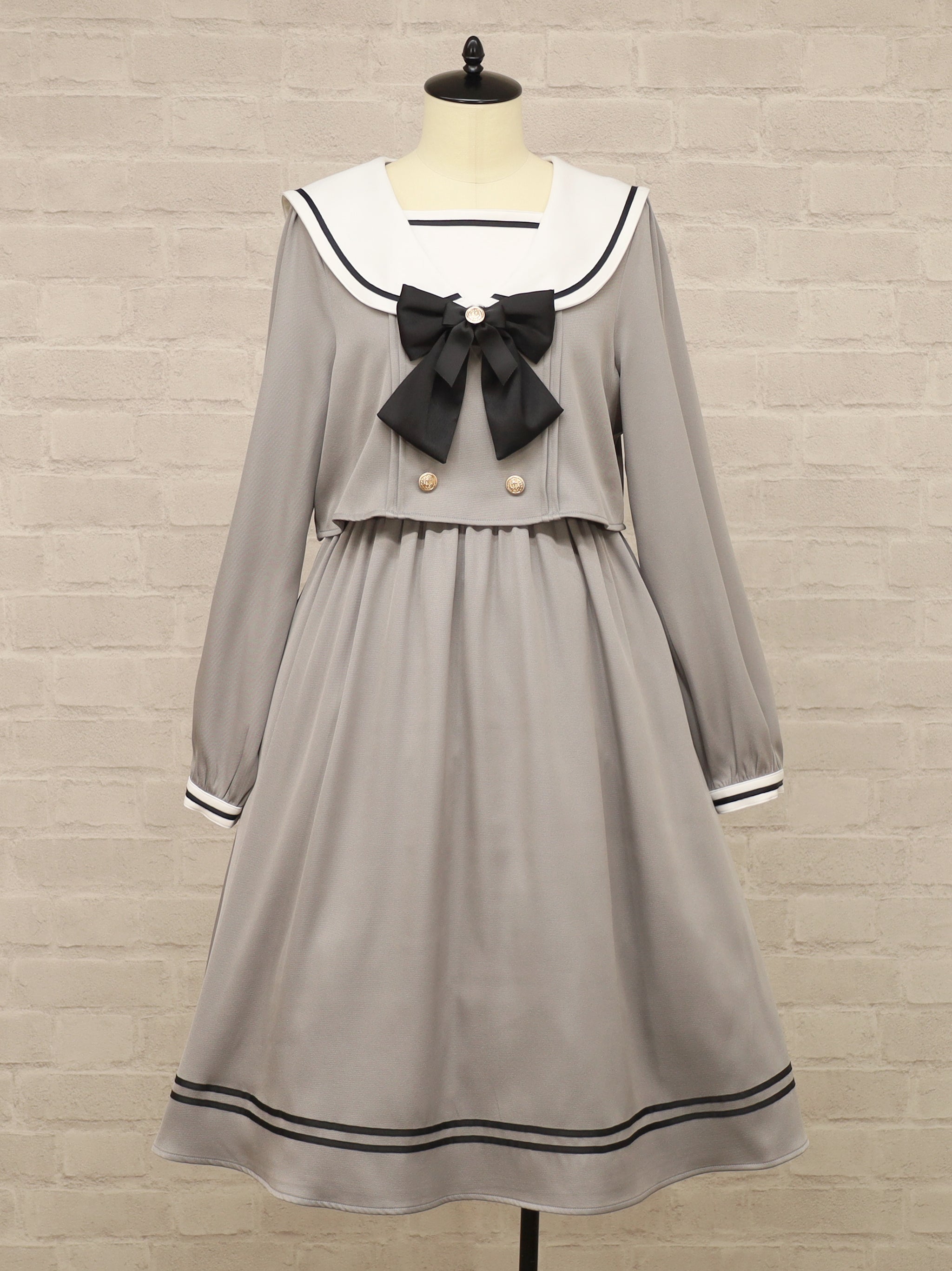 Classical School Setup風セーラーワンピース（ロング） – Amavel