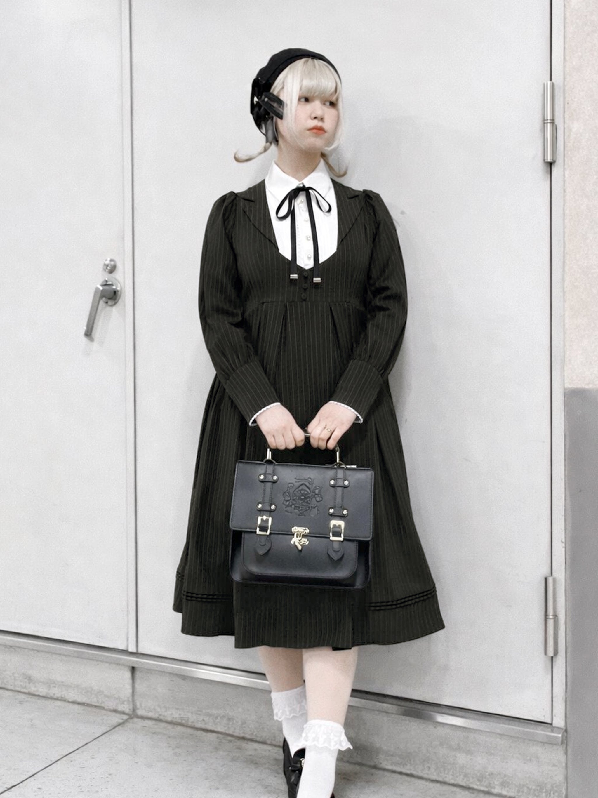 Gentle Lady ミドル丈ワンピース