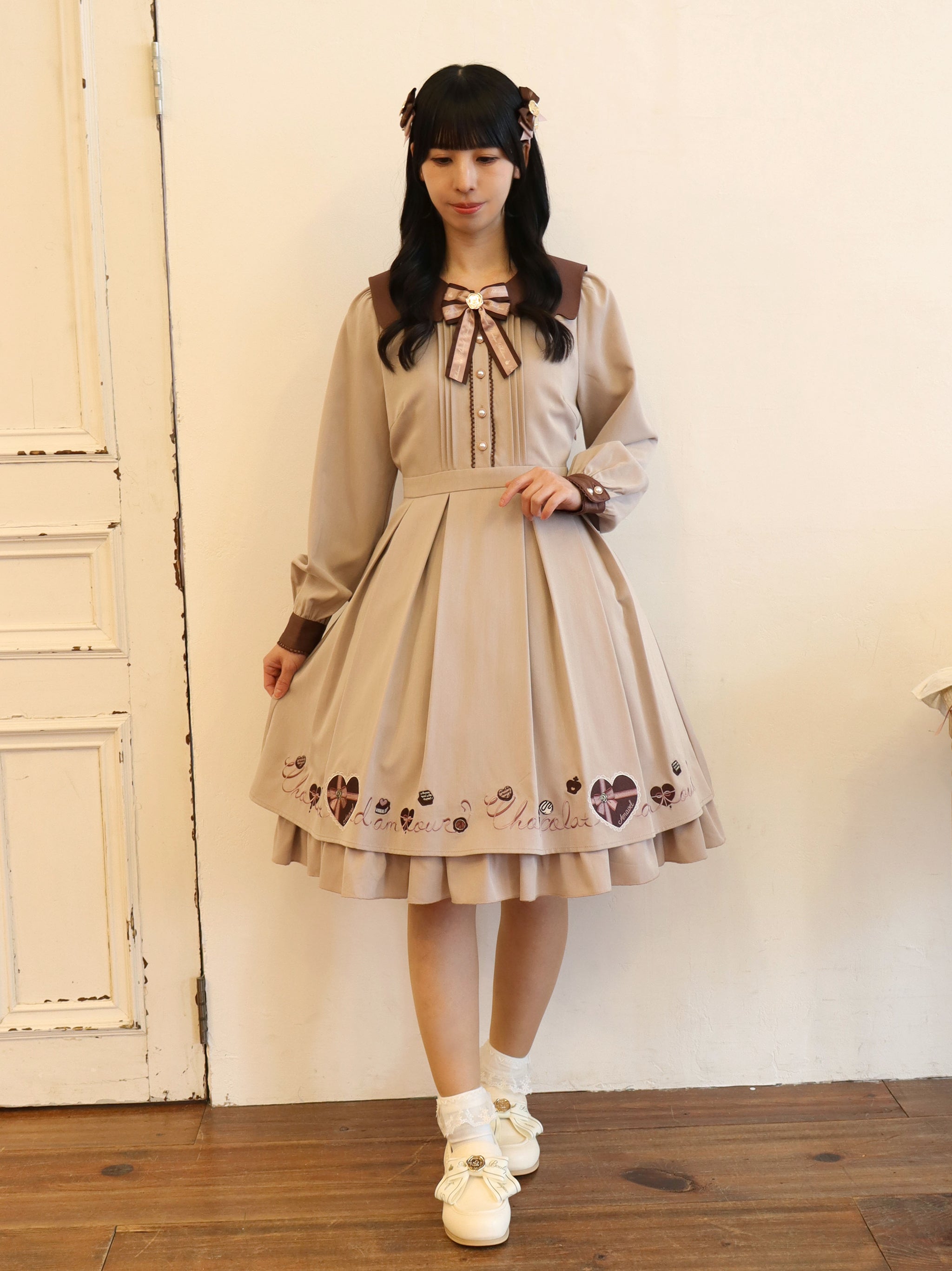 Chocolate D'amour ワンピース ピンク(Pink) FREE |Amavel(アマベル)公式サイト