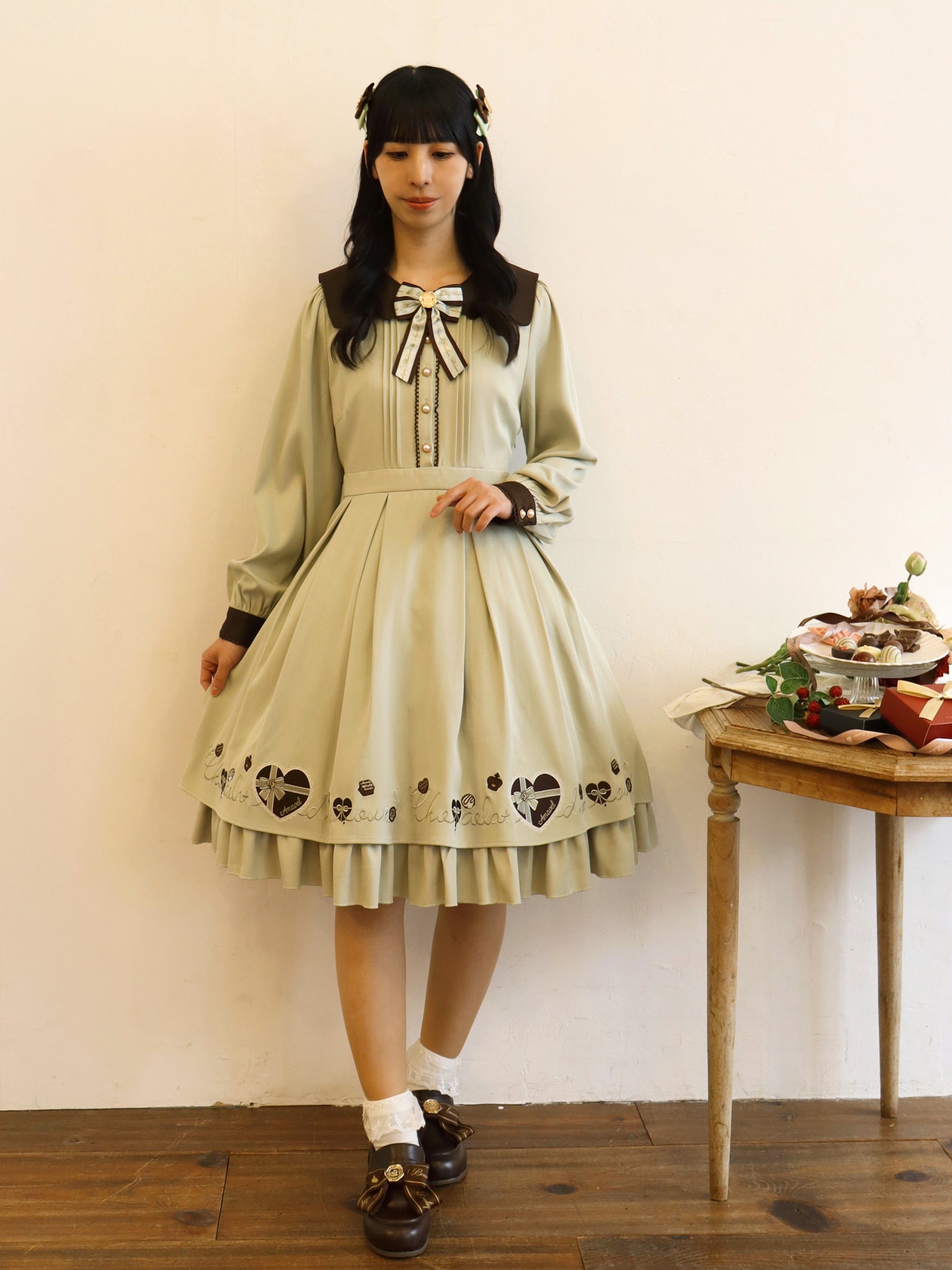 Chocolate D'amour ワンピース ミントグリーン(Mint Green) FREE |Amavel(アマベル)公式サイト