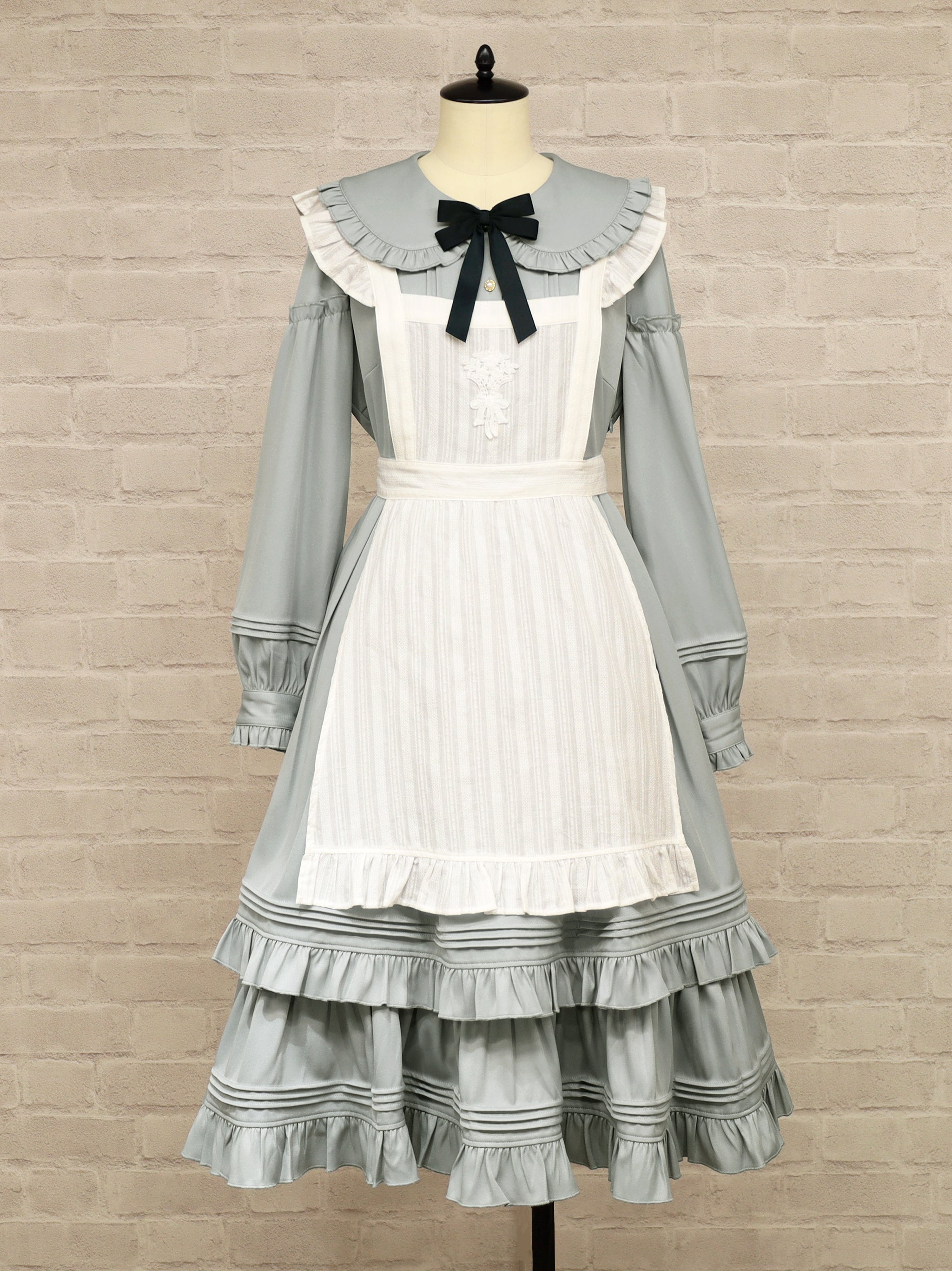 Romantic Heroine ロング丈ワンピース サックス(SaxeBlue) FREE |Amavel(アマベル)公式サイト