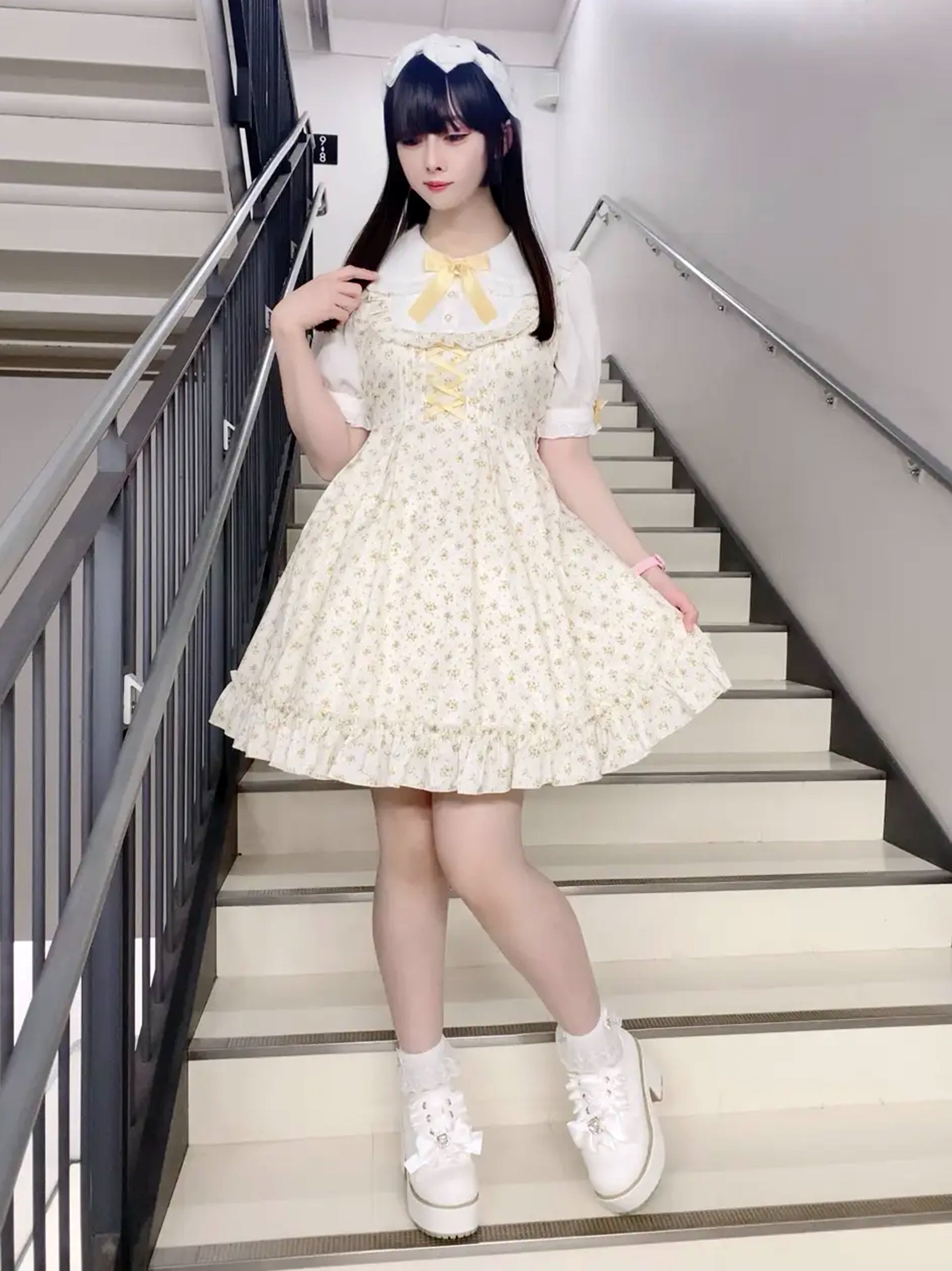 Petite Fleurレイヤードワンピース