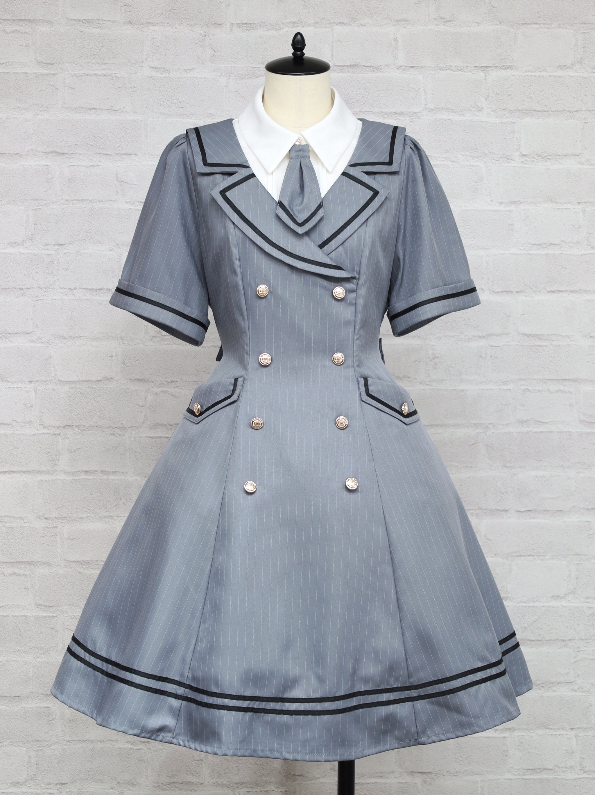 Marine Cadet ワンピース グレー(Gray) FREE |Amavel(アマベル)公式サイト