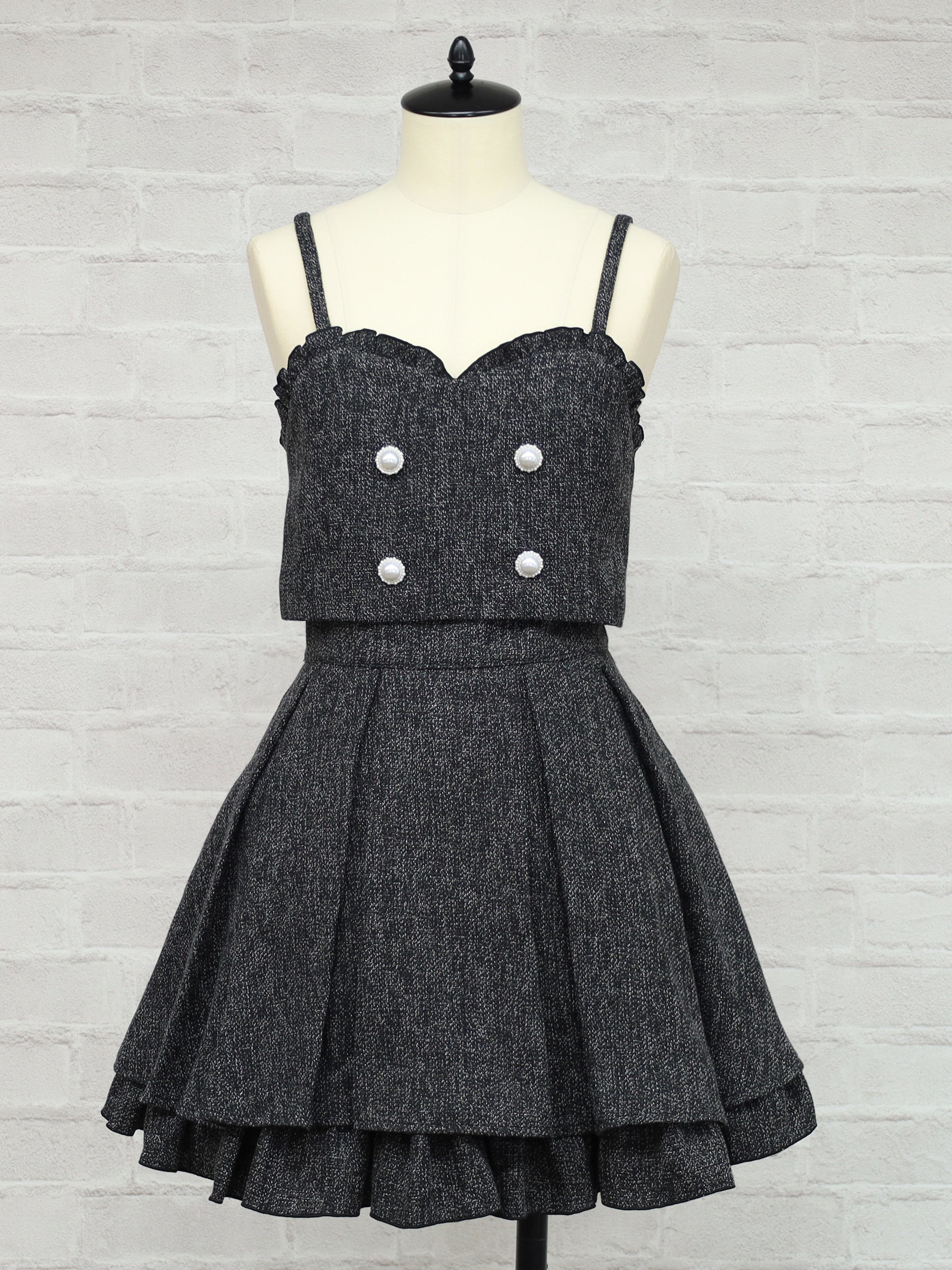 Sugar Tweed ビスチェ&スカートセットアップ