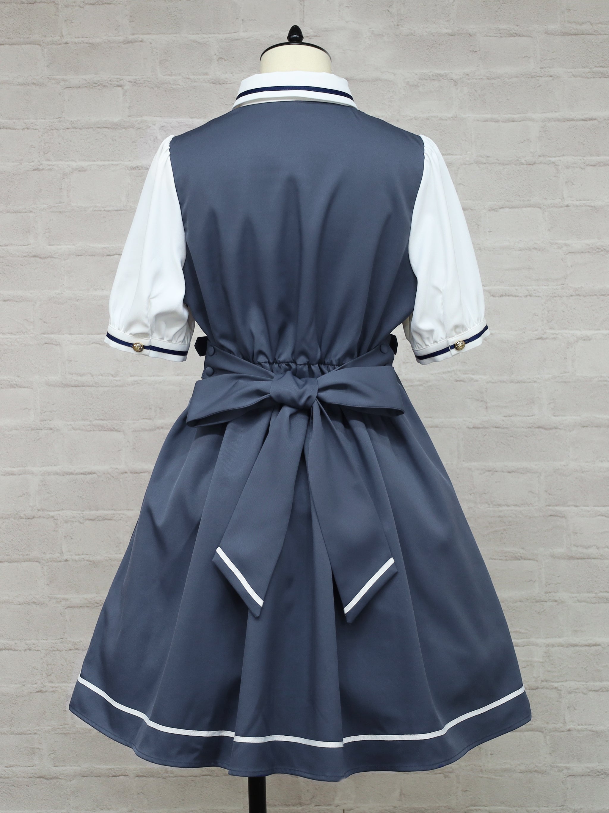 Preppy Line ネクタイ付きワンピース
