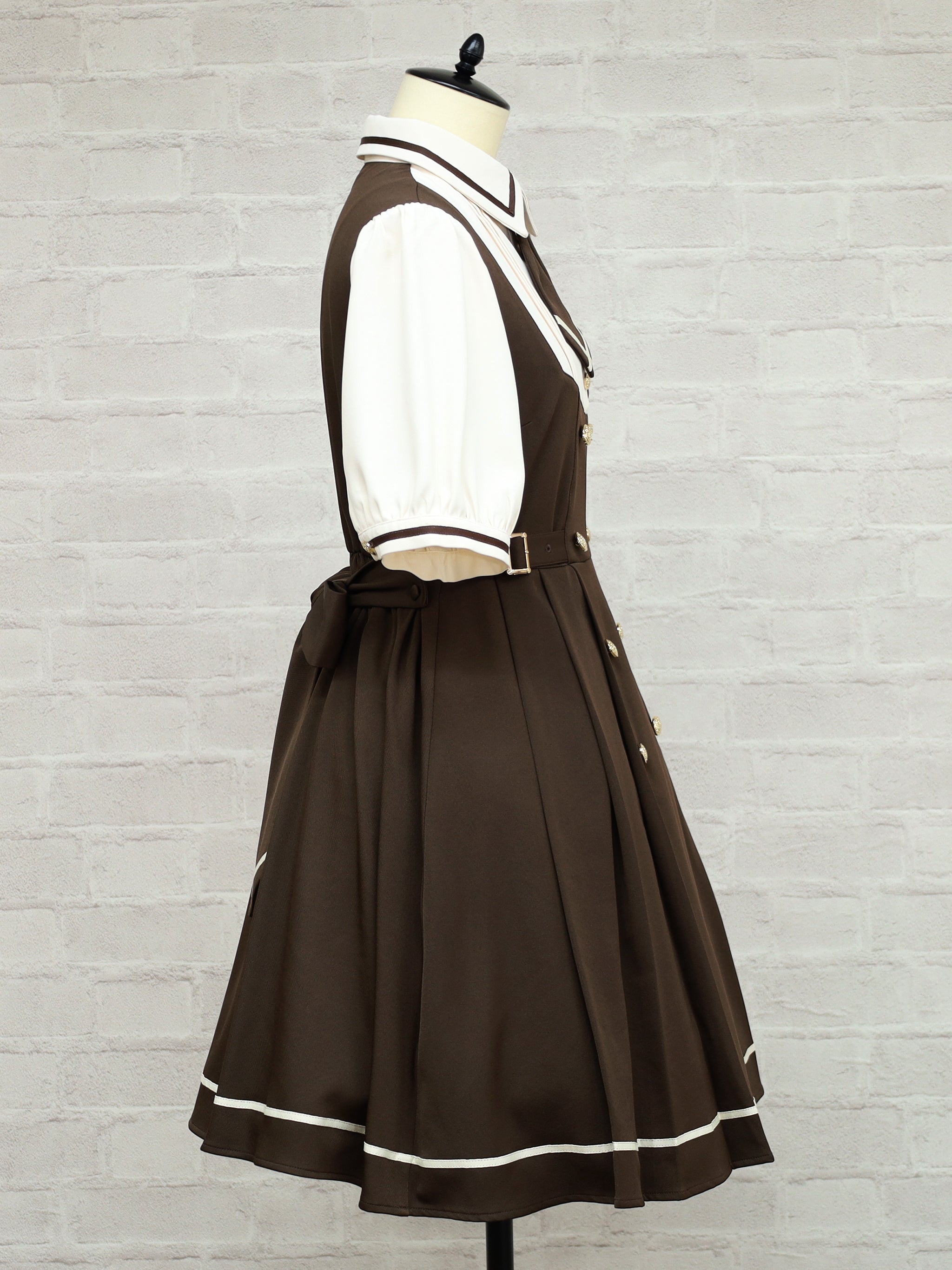 Preppy Line ネクタイ付きワンピース