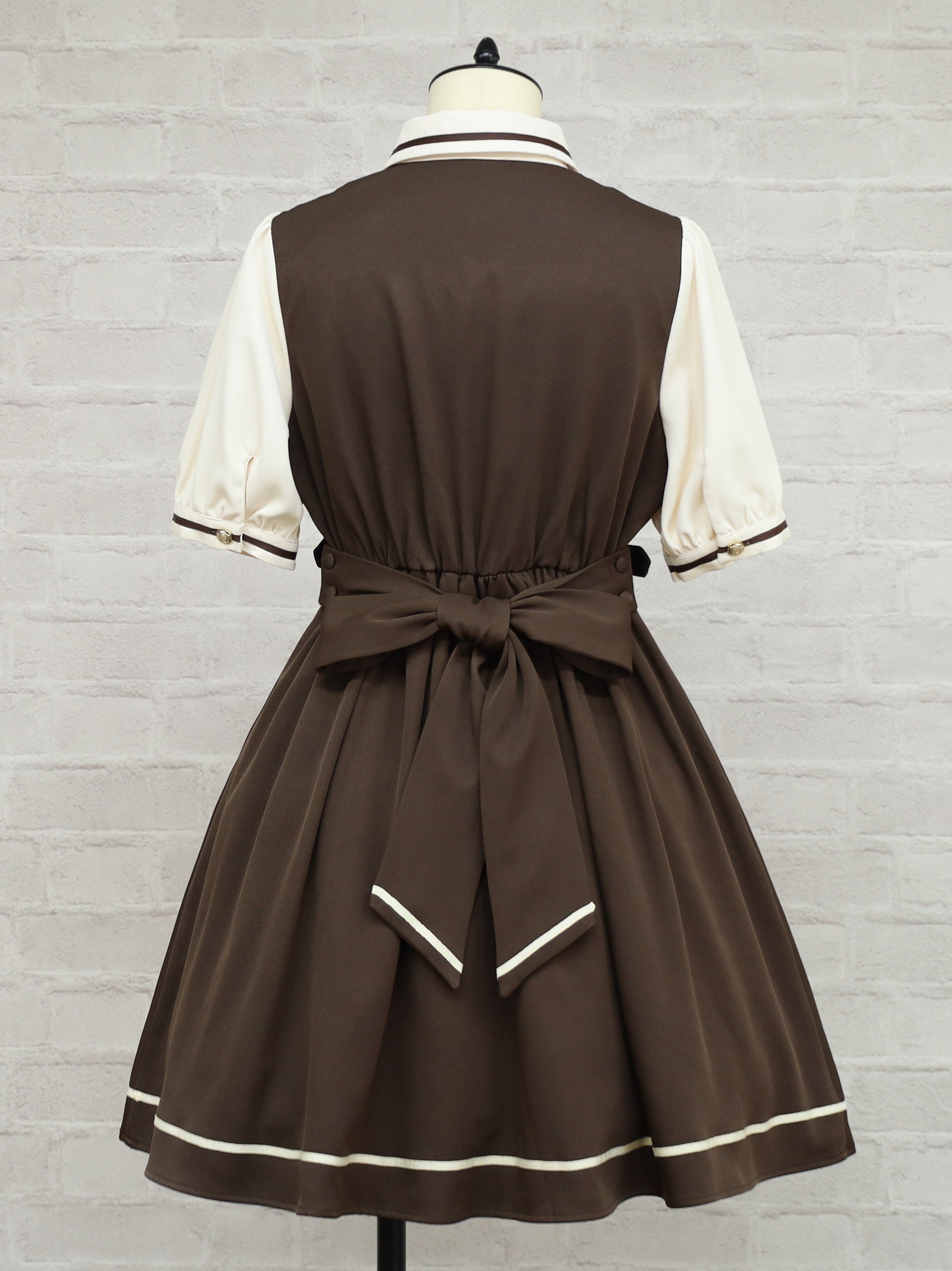 Preppy Line ネクタイ付きワンピース