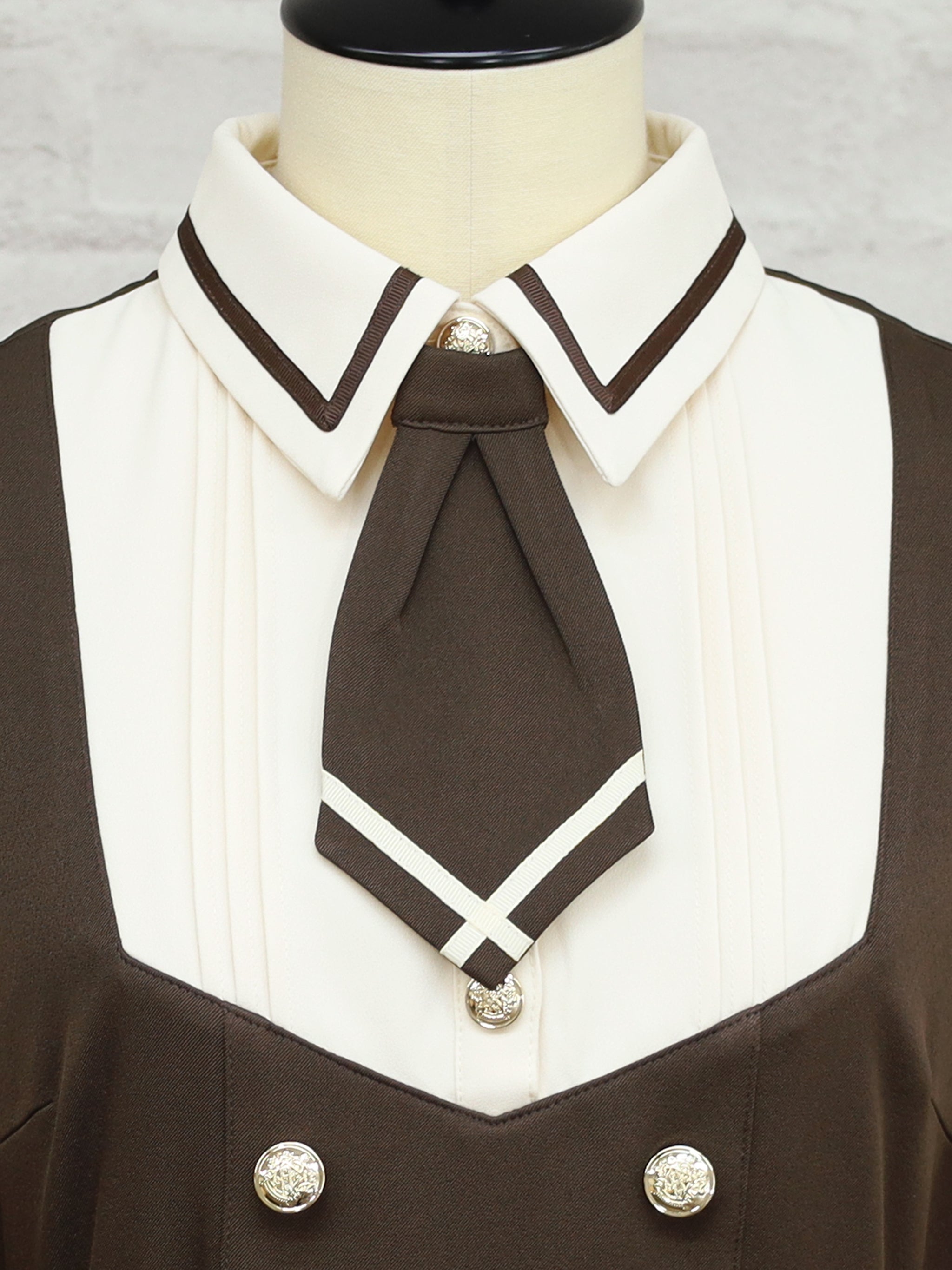 Preppy Line ネクタイ付きワンピース