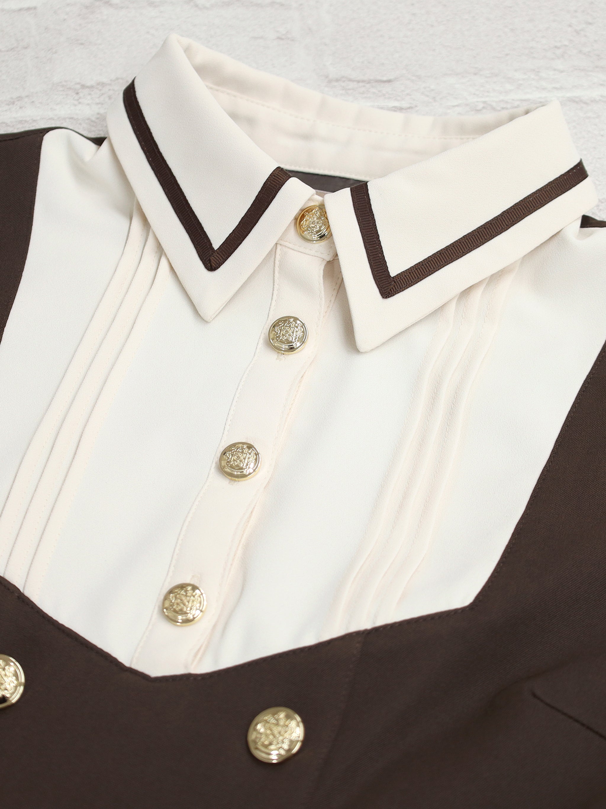 Preppy Line ネクタイ付きワンピース