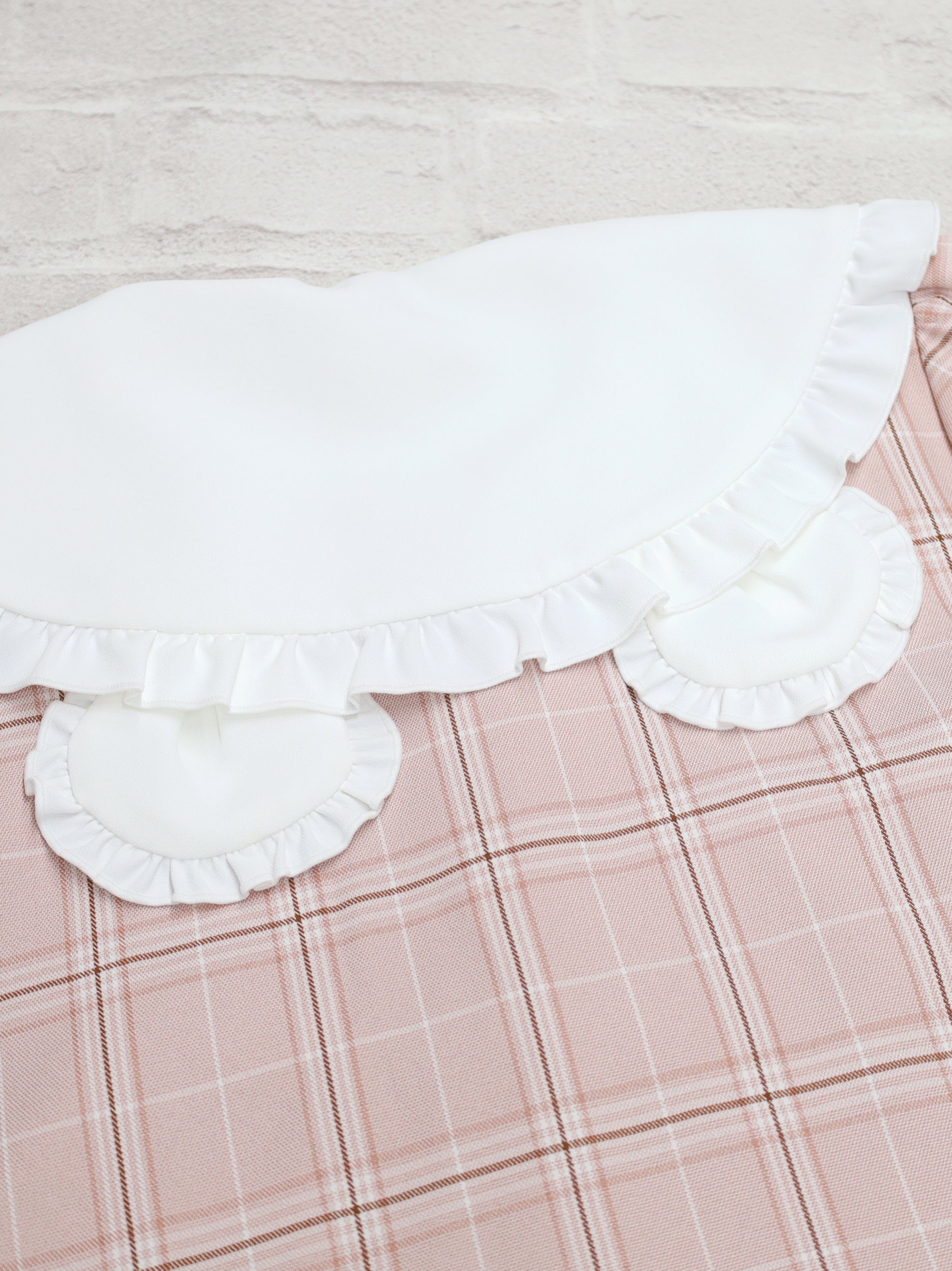 【メンバーズセール対象】Teddy Check Aラインワンピース