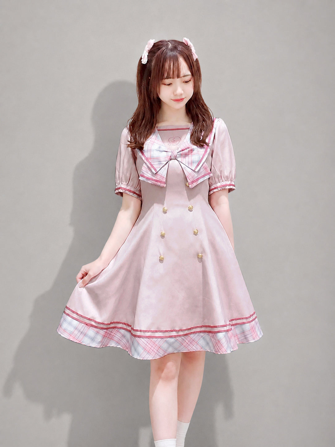 Candy Ribbon セーラーワンピース
