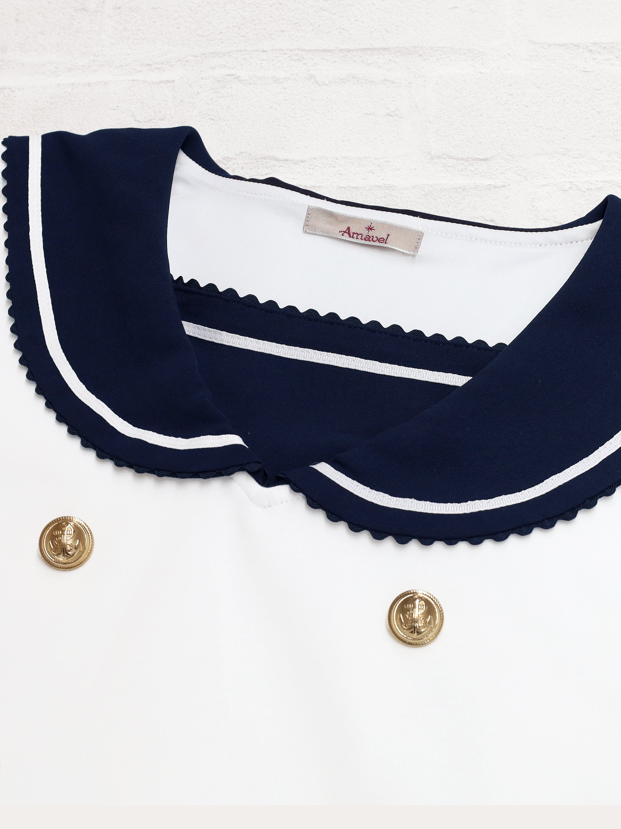 Marchen Marine Aラインワンピース |Amavel(アマベル)公式サイト