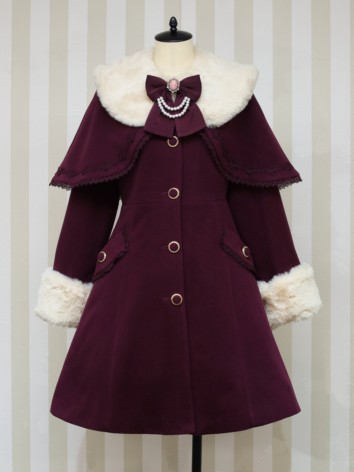 Antique Doll ケープロングコート |Amavel(アマベル)公式サイト