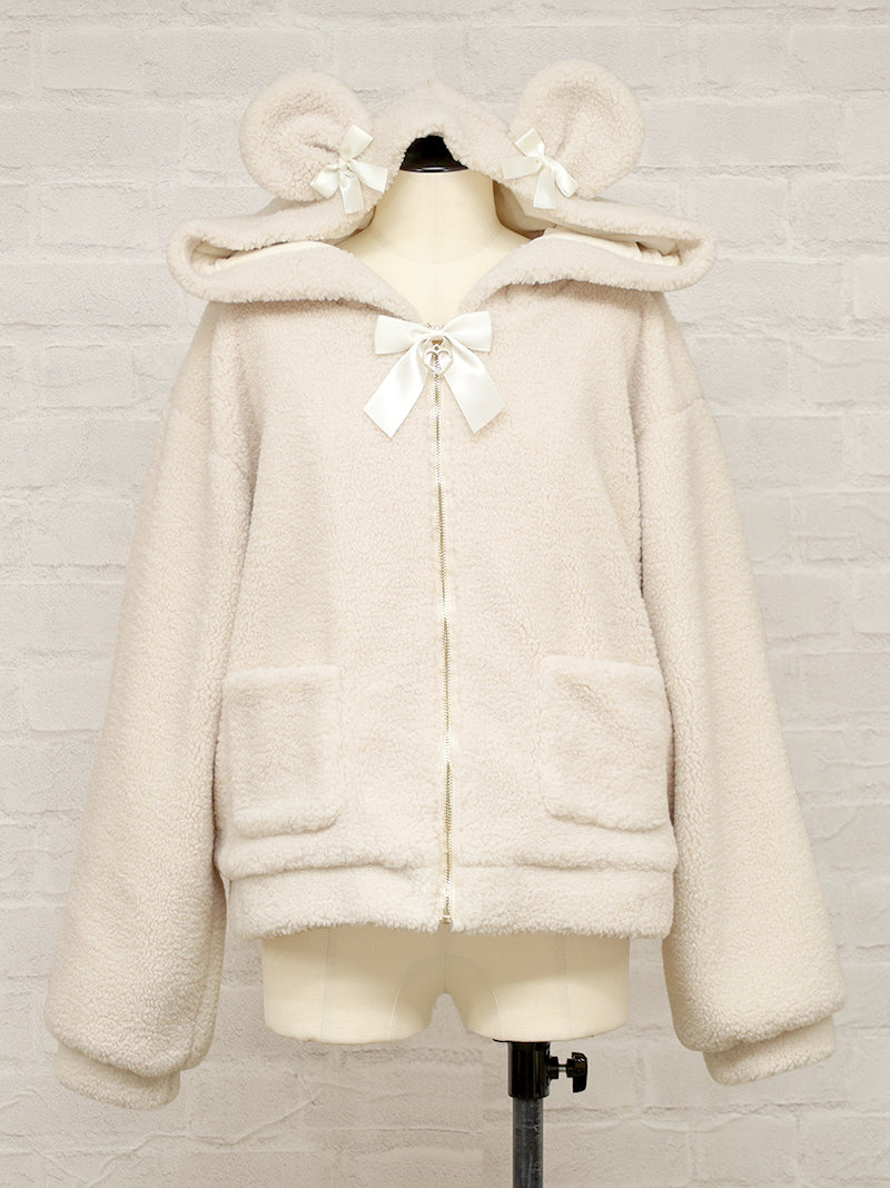 【2Buy10%除外】くまみみボアブルゾン |Amavel(アマベル)公式サイト