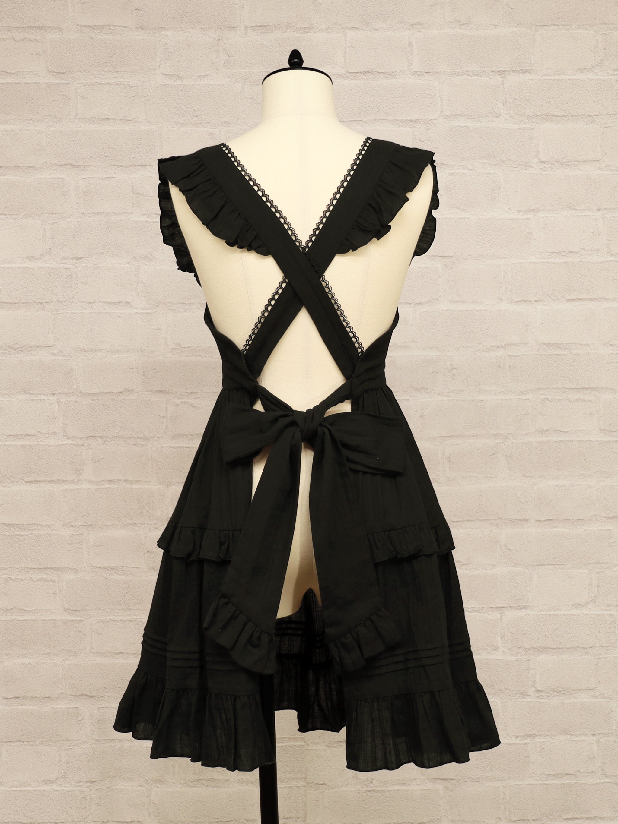 Marchen Cotton フリルエプロン |Amavel(アマベル)公式サイト