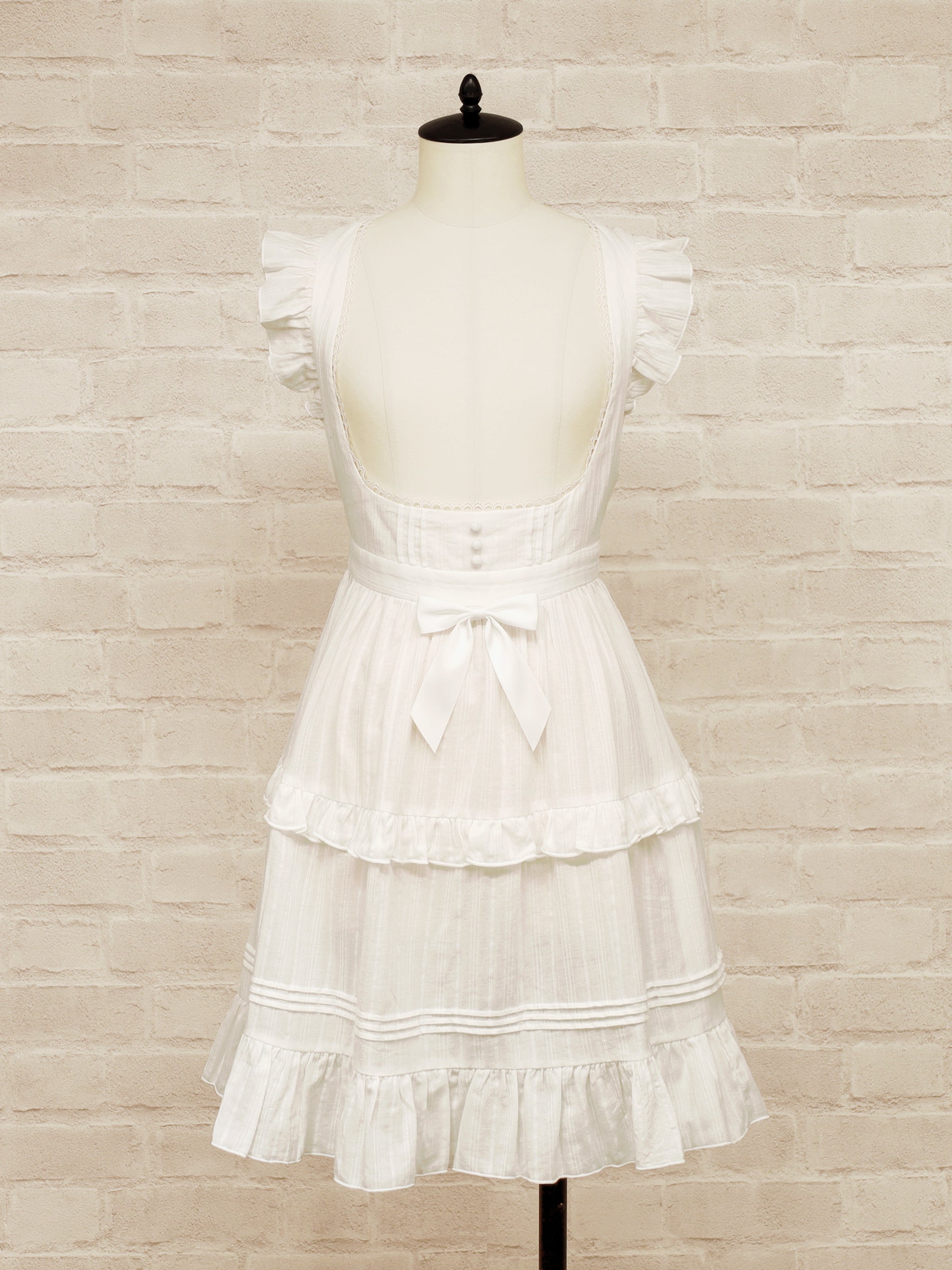 Marchen Cotton フリルエプロン – Amavel（アマベル）公式サイト