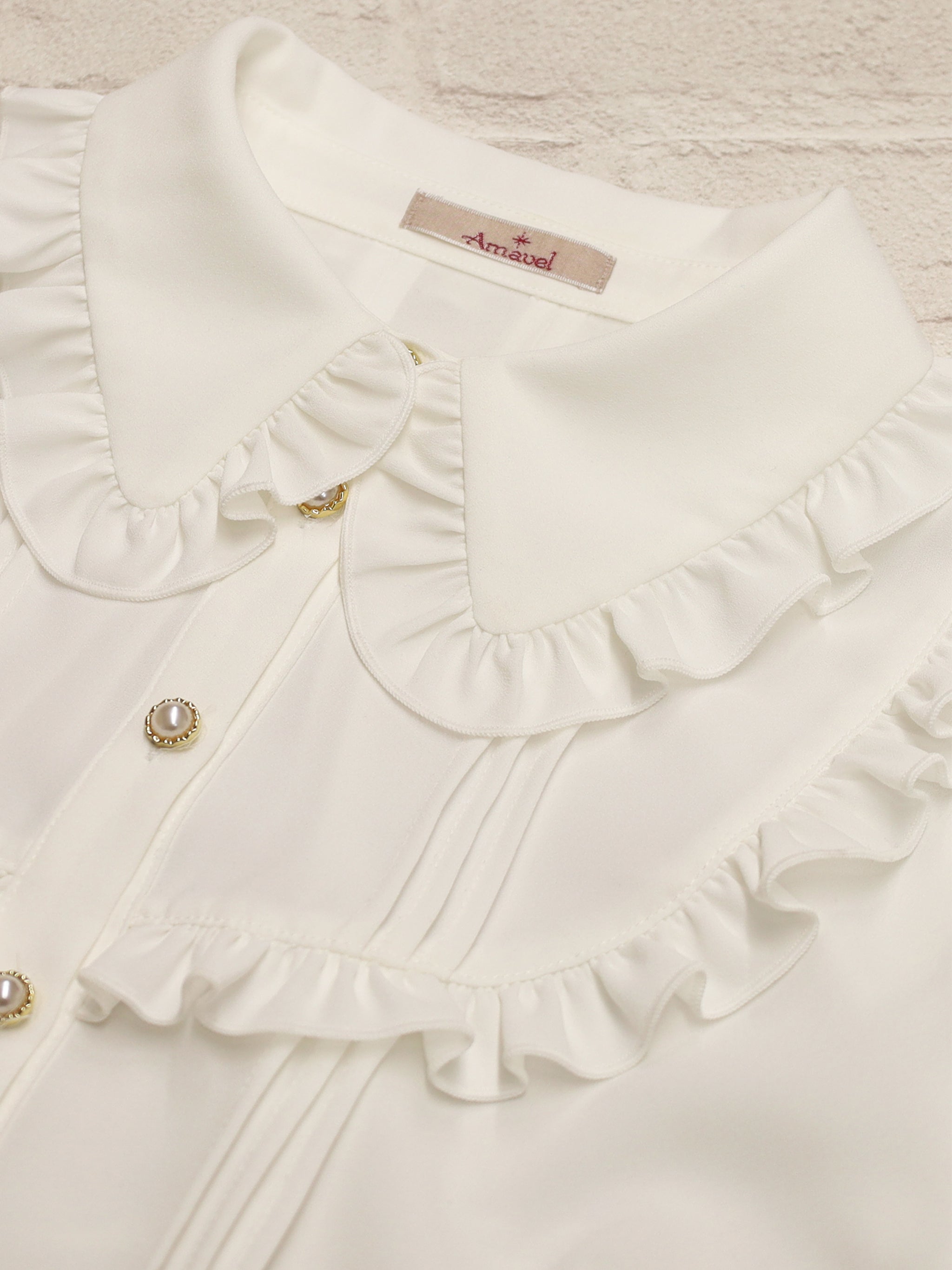 【選べるセットフェア対象】パールリボンブラウス |Amavel(アマベル)公式サイト