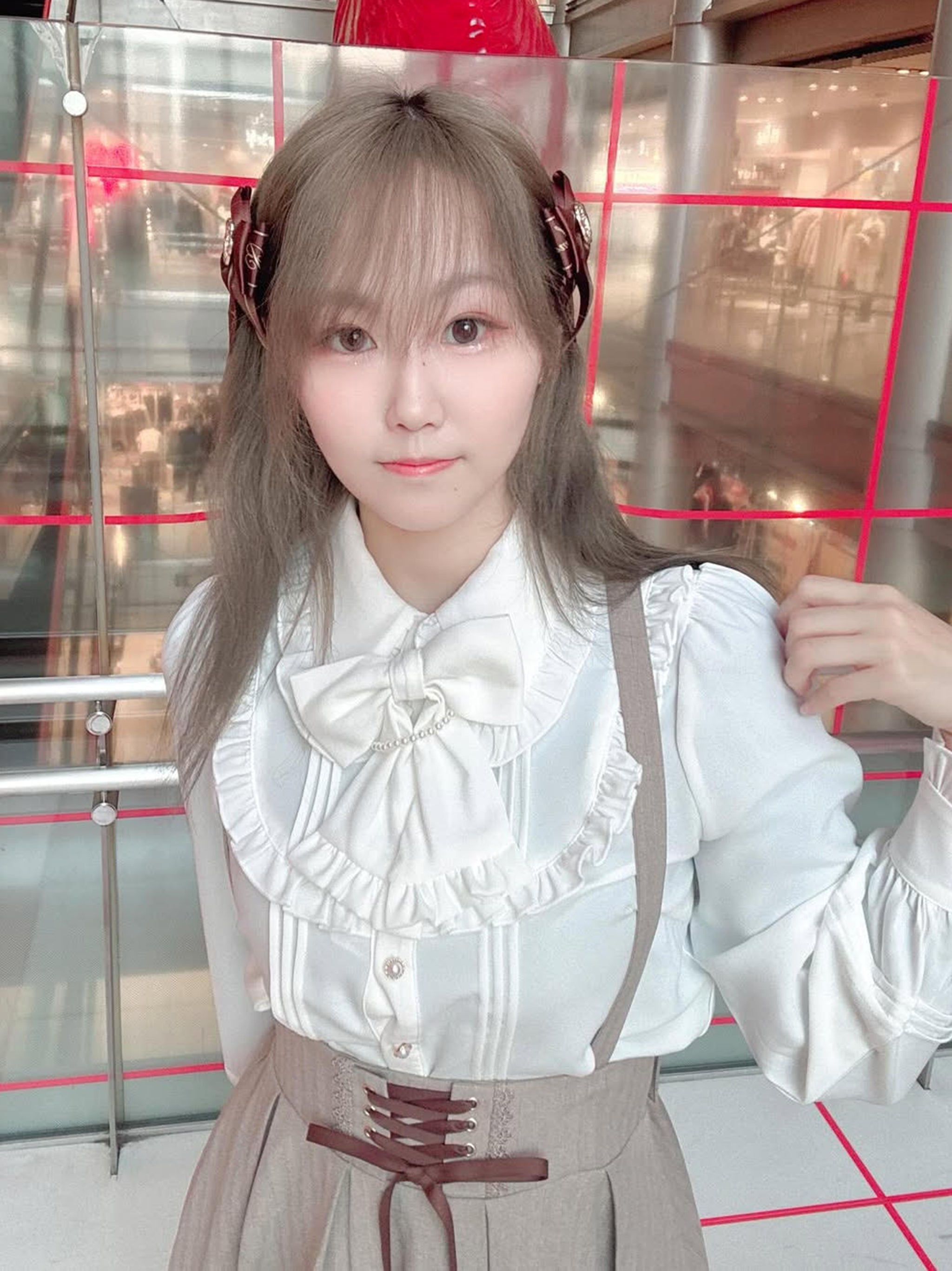 パールリボンブラウス