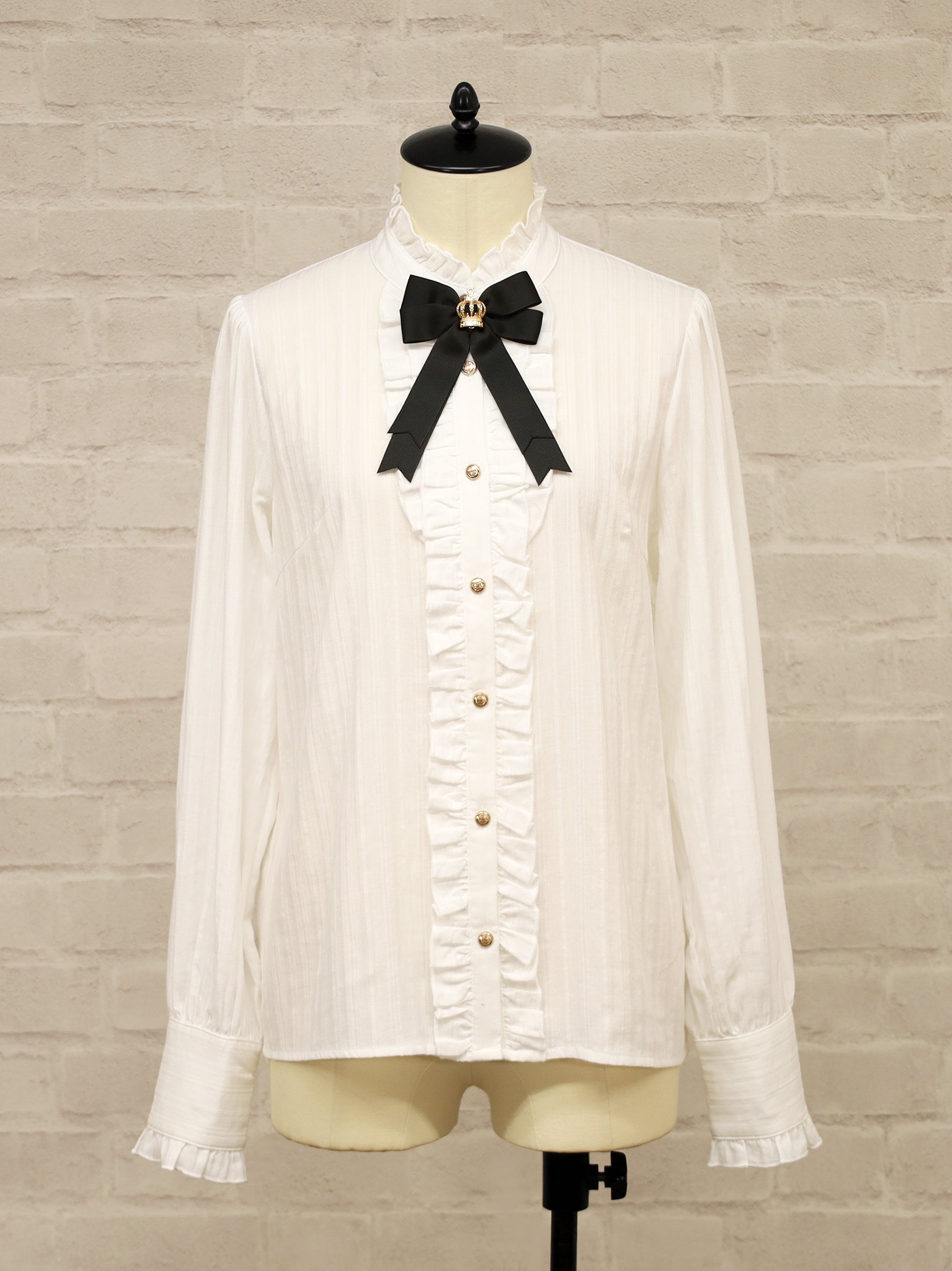 Majestic Knight フリルコットンブラウス アイボリー(Ivory) FREE |Amavel(アマベル)公式サイト