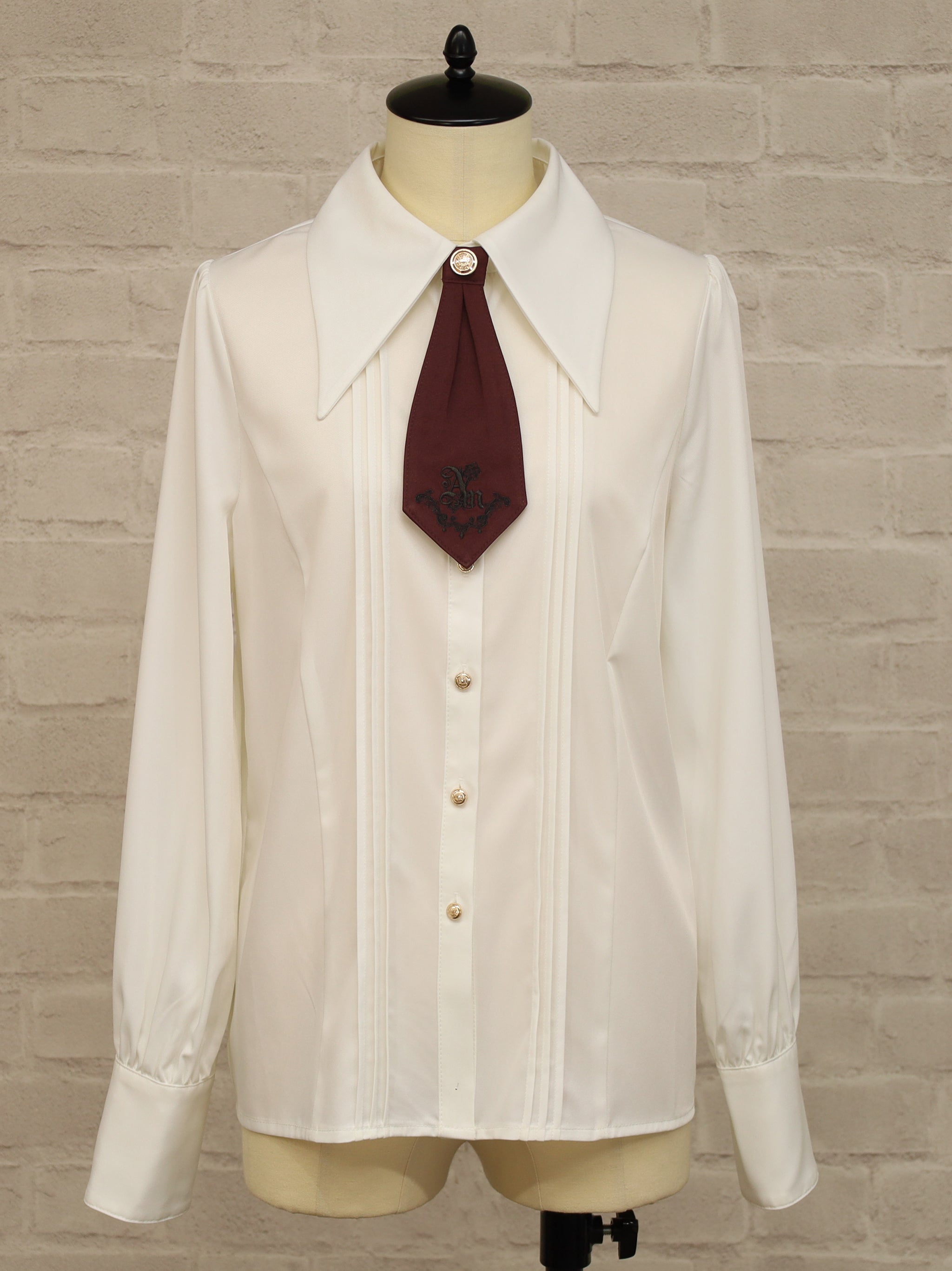 Stately Emblem シャツブラウス ボルドー(Bordeaux) FREE |Amavel(アマベル)公式サイト