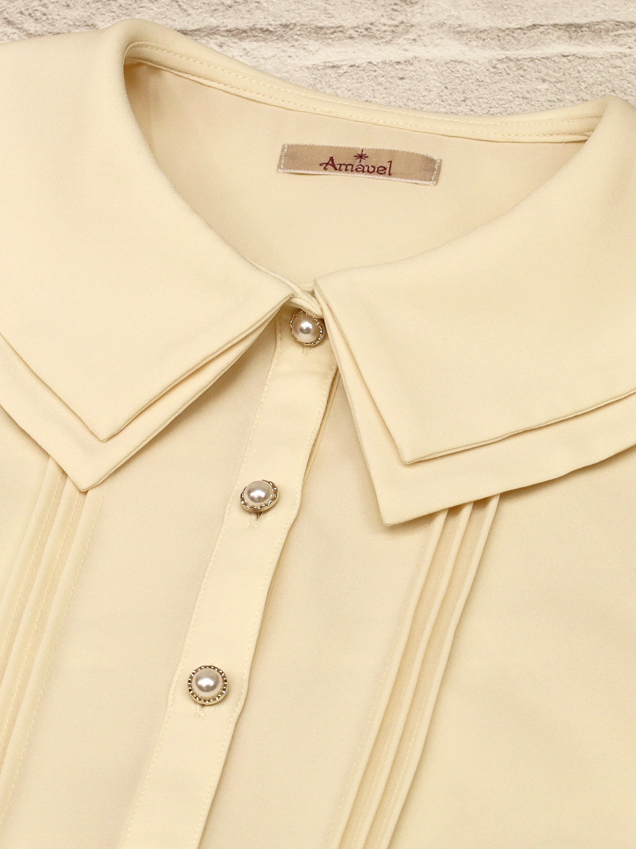 Petite Grâce ダブルカラーブラウス |Amavel(アマベル)公式サイト