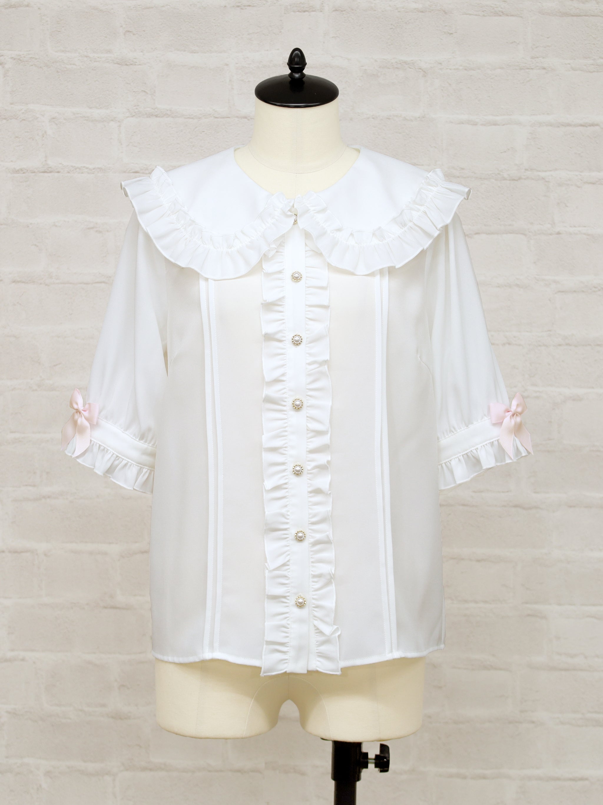 ホイップフリルブラウス ピンク(Pink) FREE |Amavel(アマベル)公式サイト