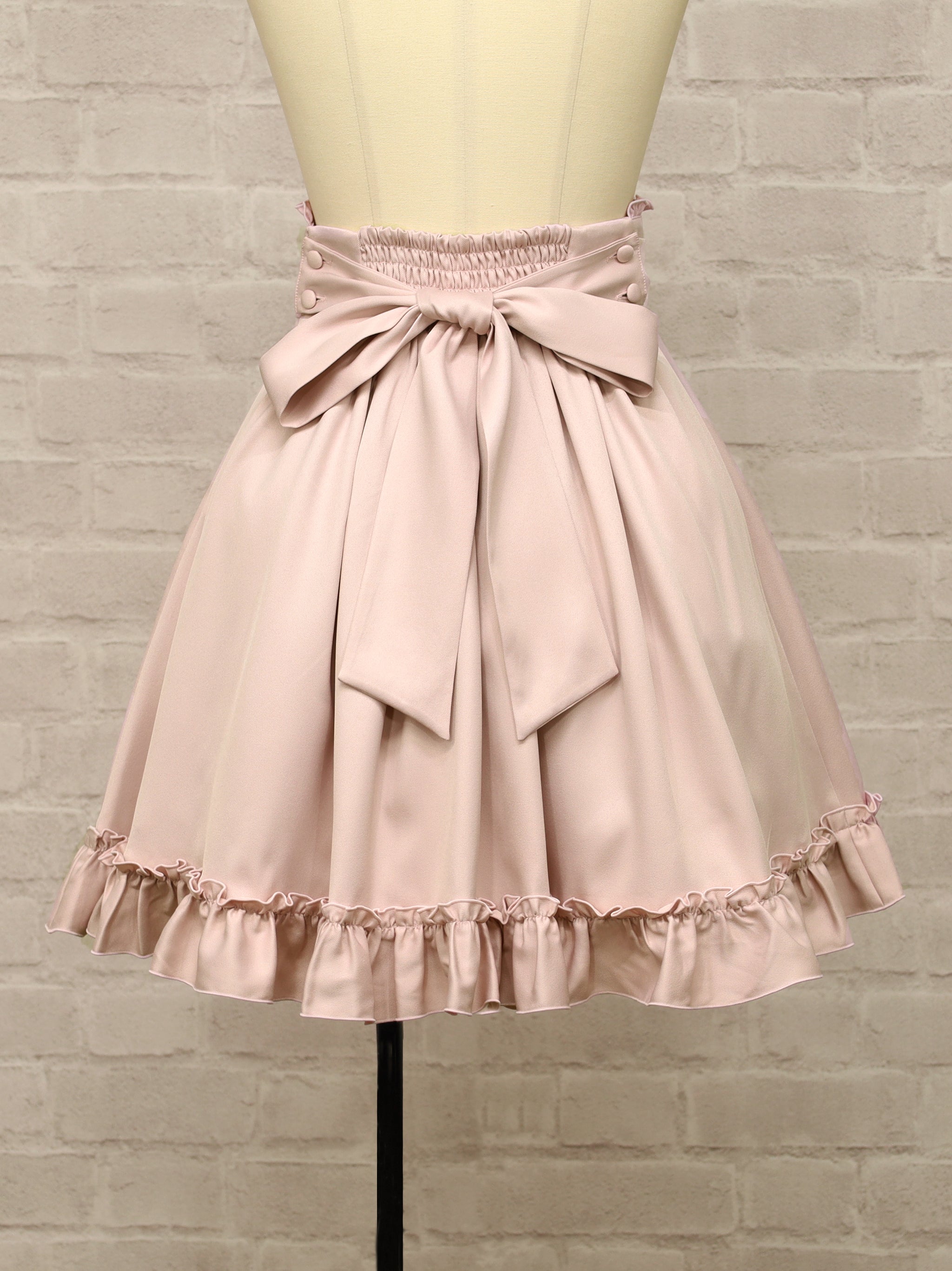 【選べるセットフェア対象】ハートボタンフリルスカート |Amavel(アマベル)公式サイト