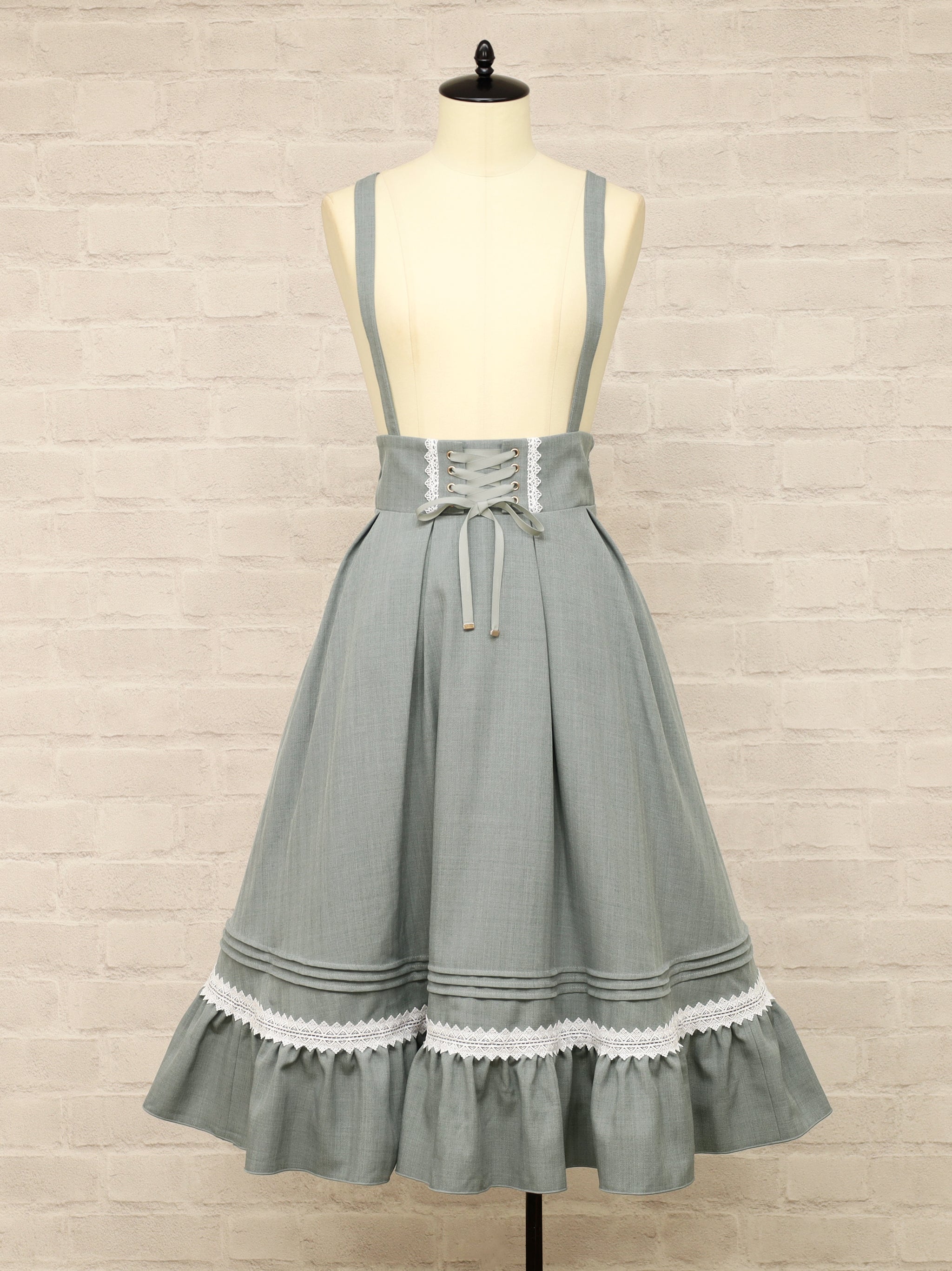 【選べるセットフェア対象】Classical Doll ミドル丈スカート グレー(Gray) FREE |Amavel(アマベル)公式サイト