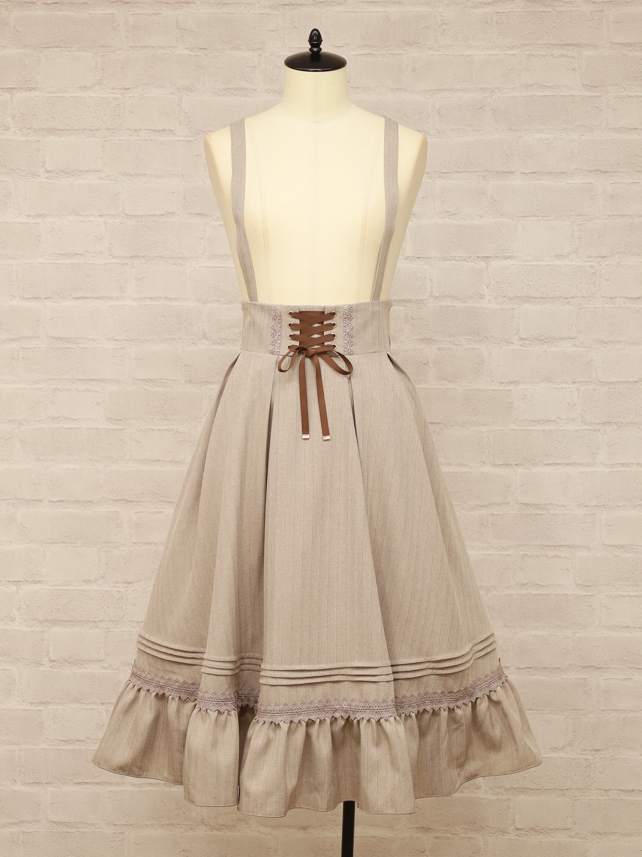 【選べるセットフェア対象】Classical Doll ミドル丈スカート ブラウン(Brown) FREE |Amavel(アマベル)公式サイト