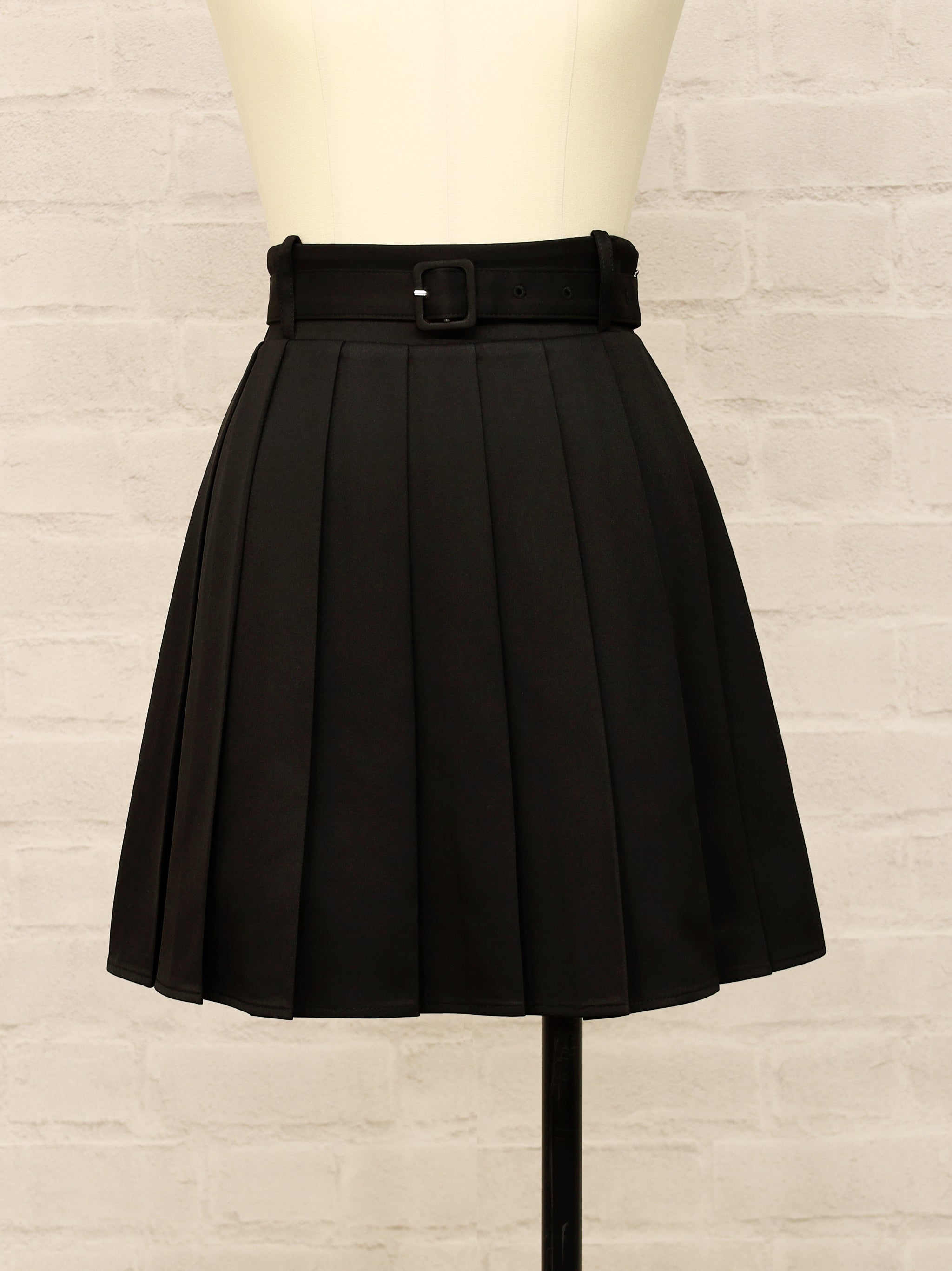 Academic Girly プリーツスカート ブラック(Black) FREE |Amavel(アマベル)公式サイト