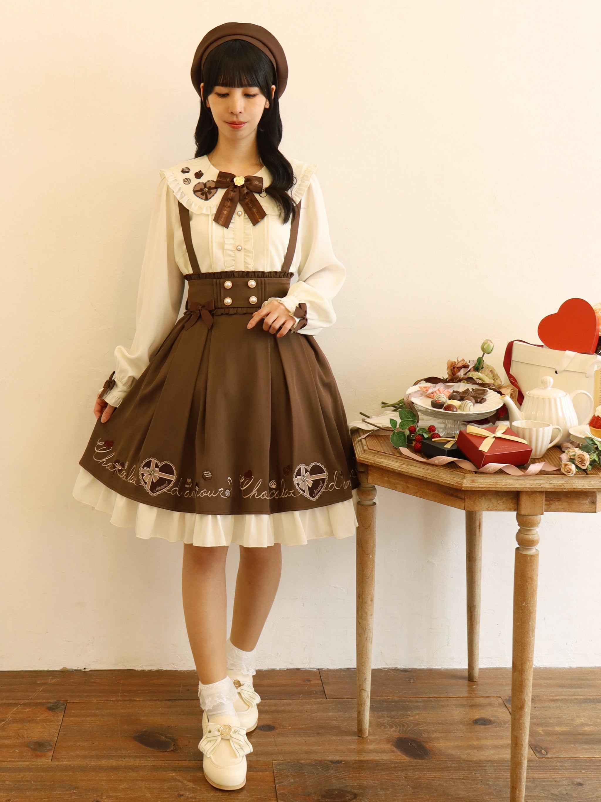 Chocolate D'amour スカート ブラウン(Brown) FREE |Amavel(アマベル)公式サイト
