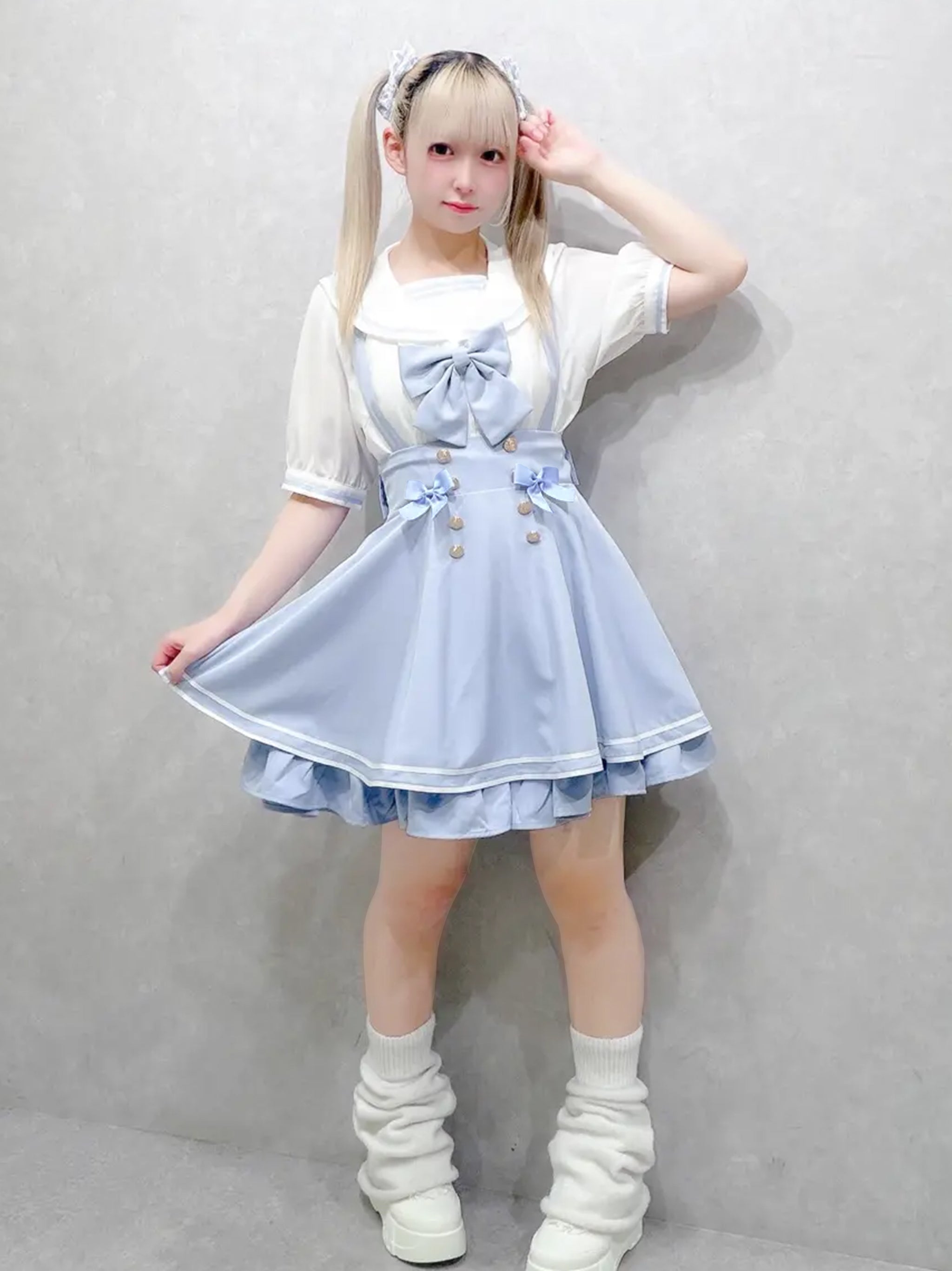 Marchen Marine セーラースカパン サックス(SaxeBlue) FREE |Amavel(アマベル)公式サイト