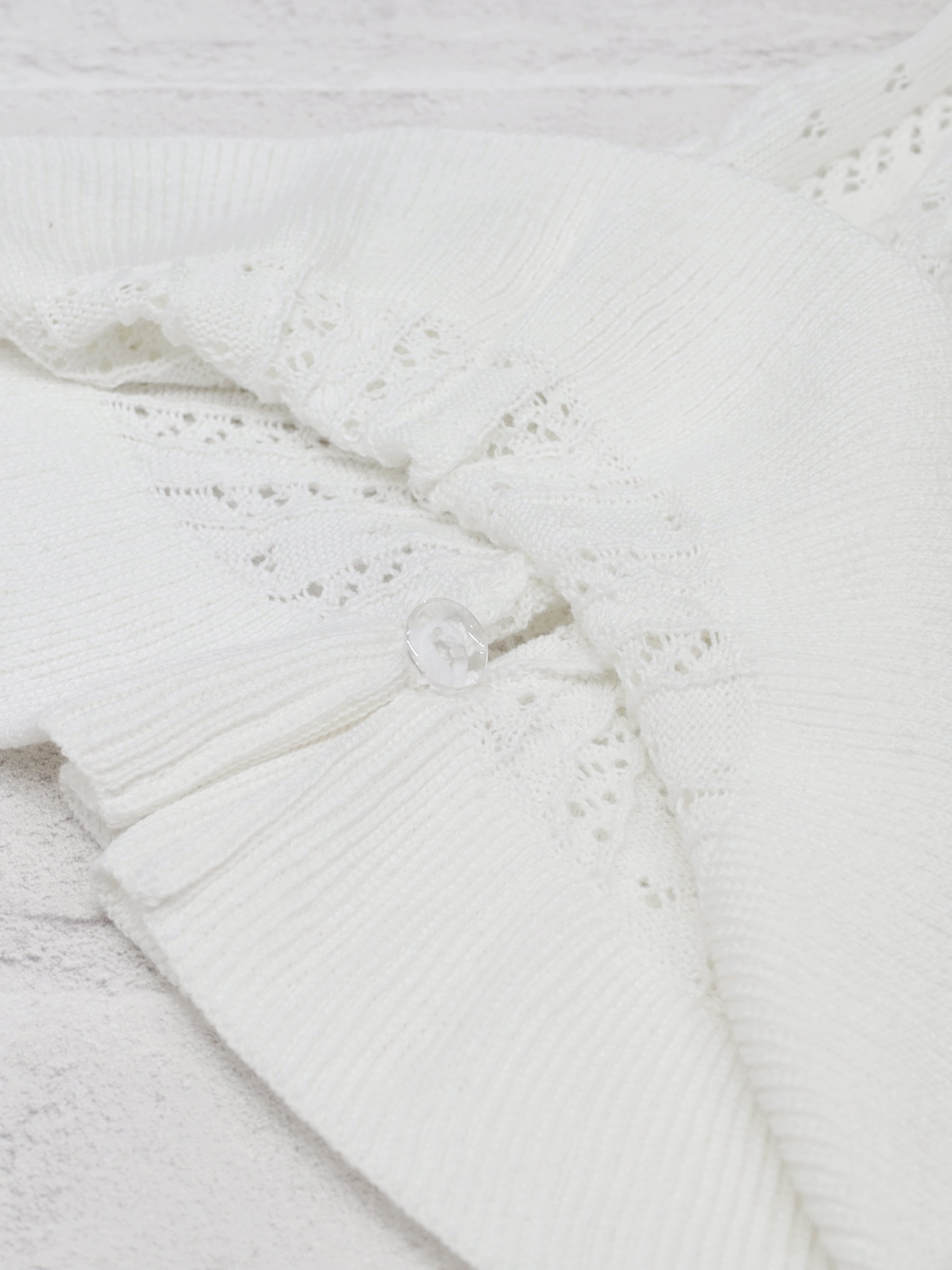 ロマンティックレースすかし編みショート丈ニットポンチョ |Amavel(アマベル)公式サイト