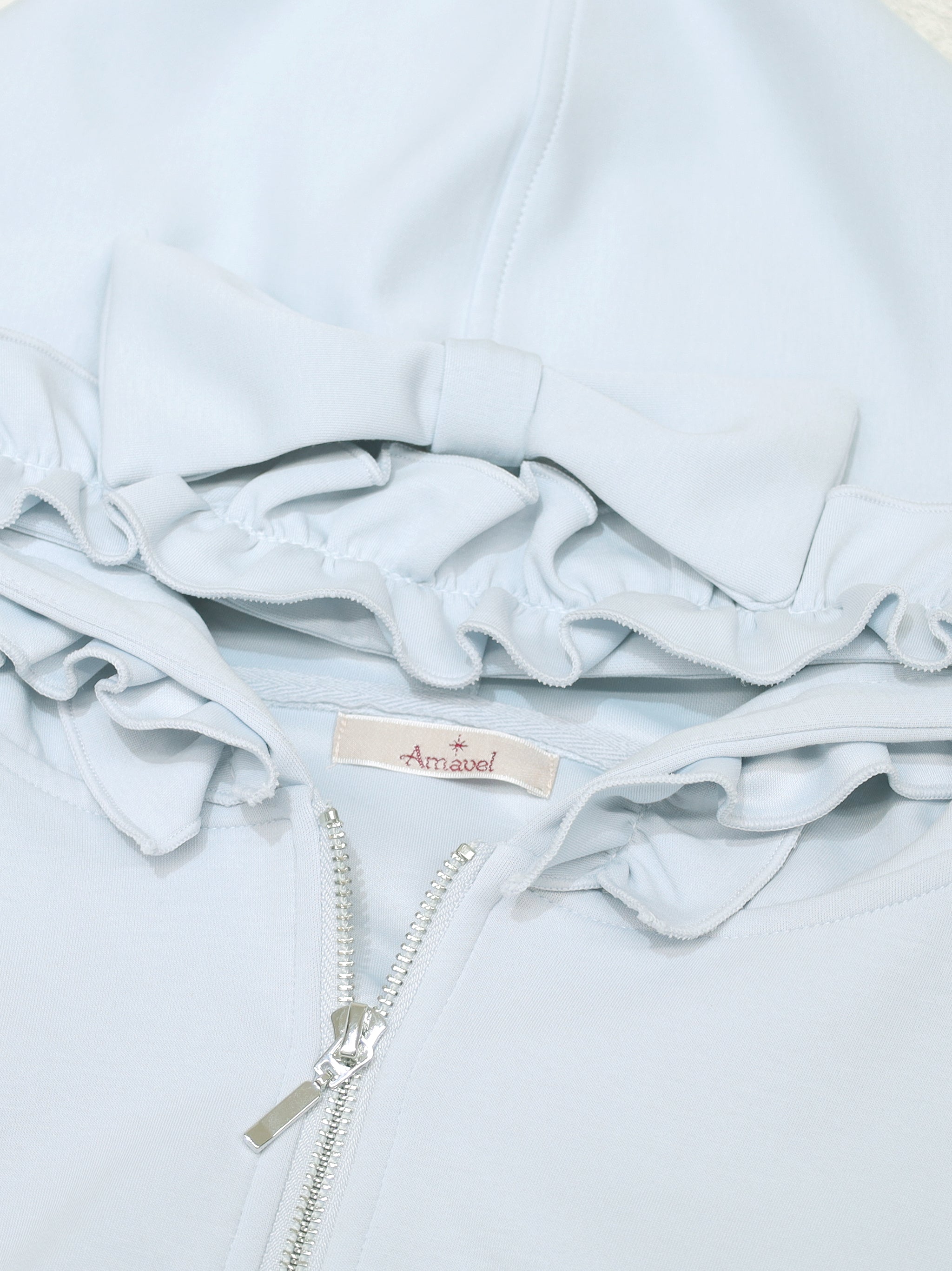 Frill Ribbon ショートパーカー |Amavel(アマベル)公式サイト