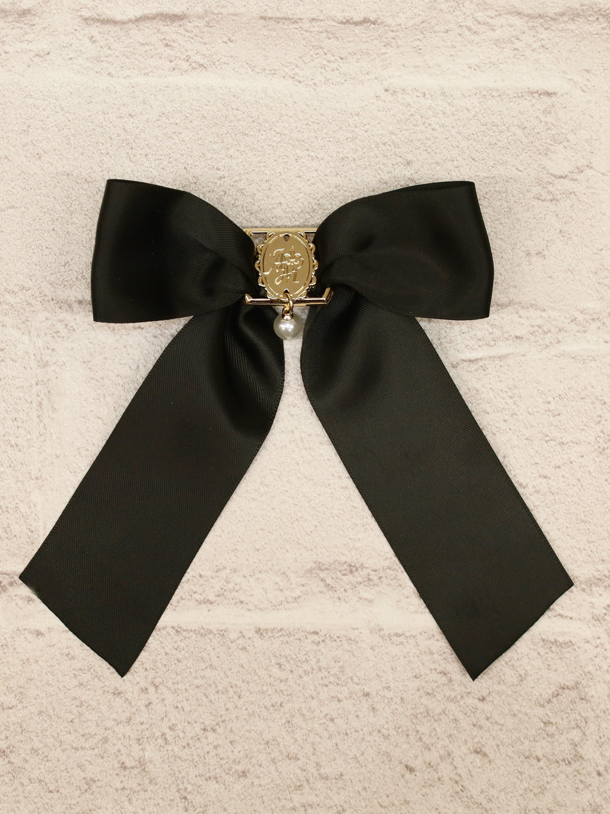 モノグラムバックル付リボンブローチ |Amavel(アマベル)公式サイト