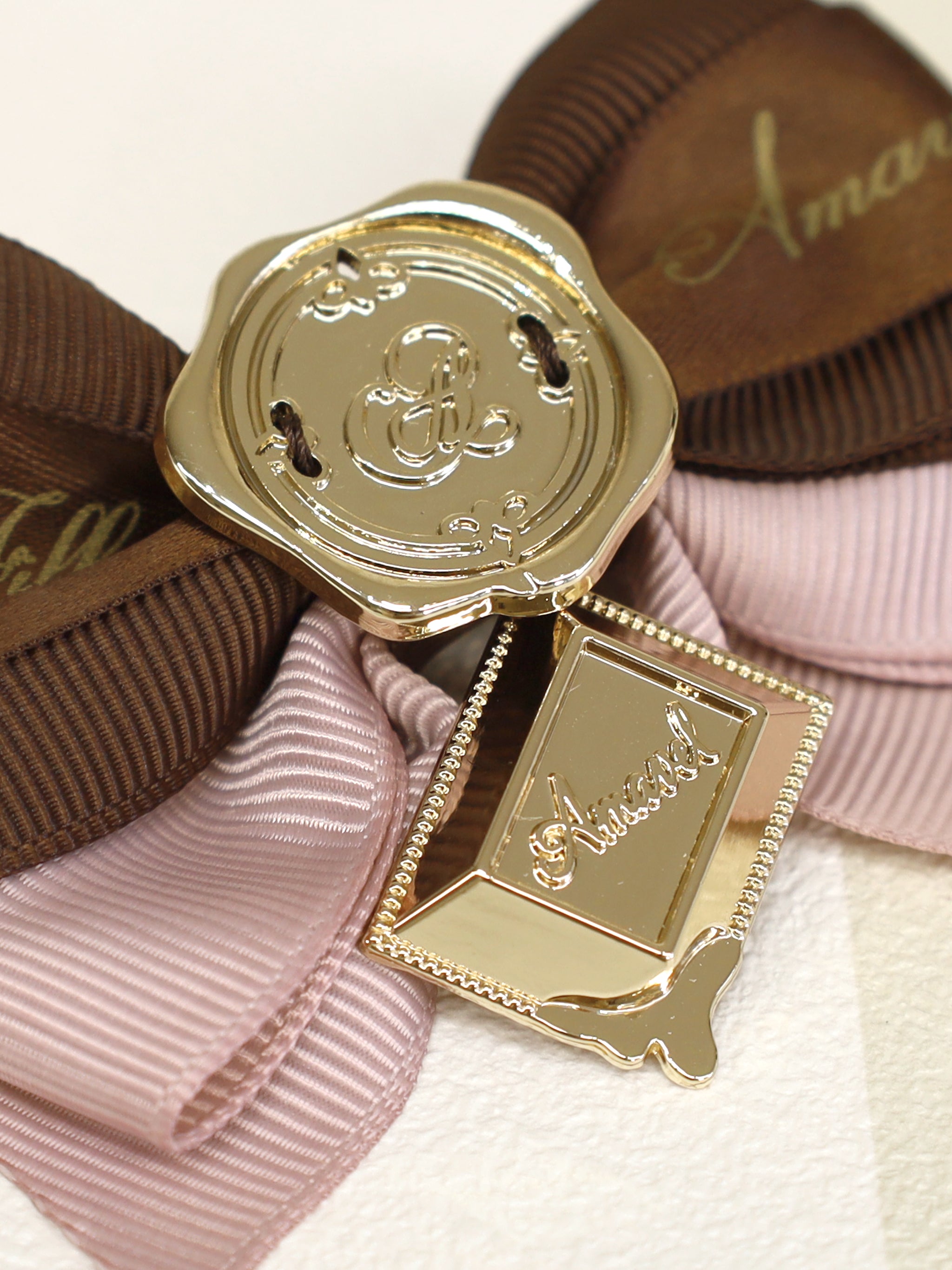 Chocolate D'amour ダブルリボンクリップ |Amavel(アマベル)公式サイト