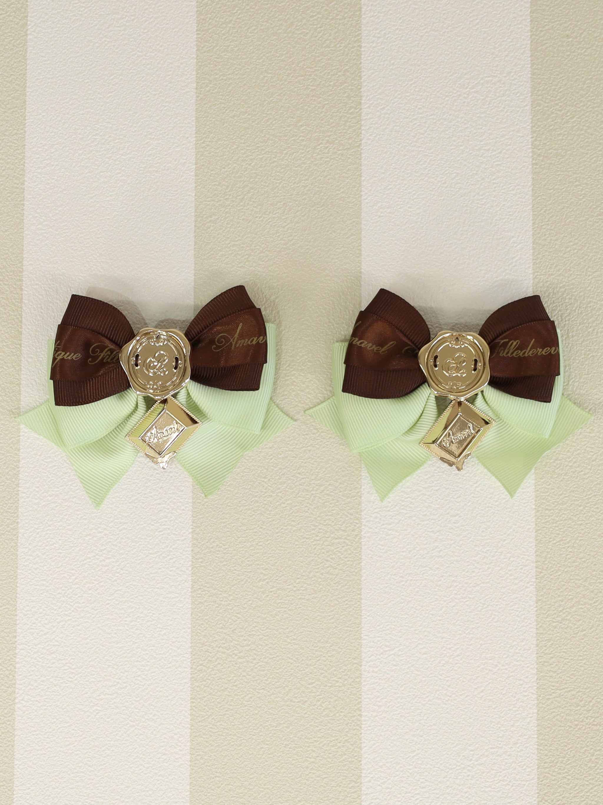 Chocolate D'amour ダブルリボンクリップ |Amavel(アマベル)公式サイト