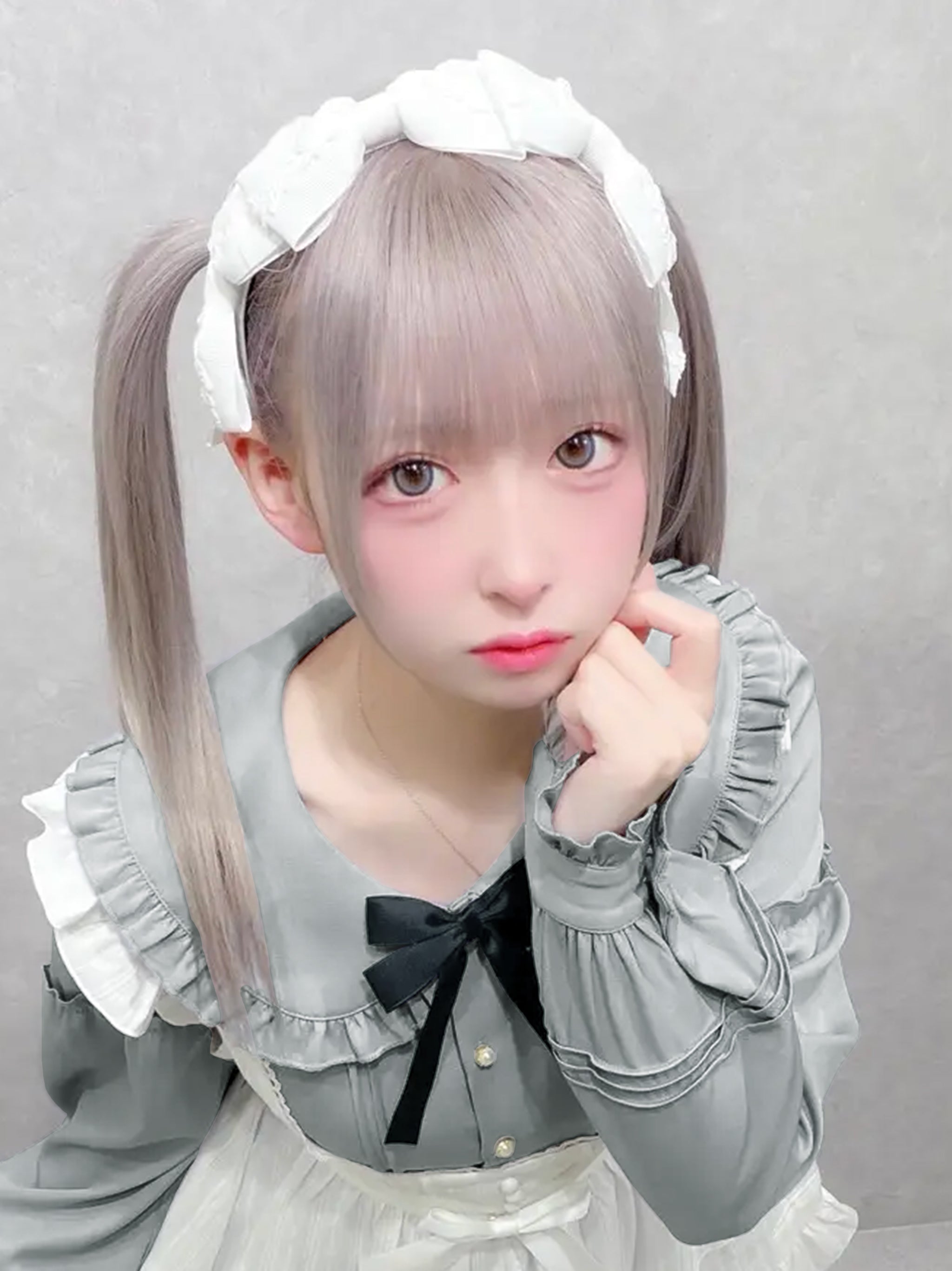 トリプルリボンレースカチューシャ アイボリー(Ivory) FREE |Amavel(アマベル)公式サイト