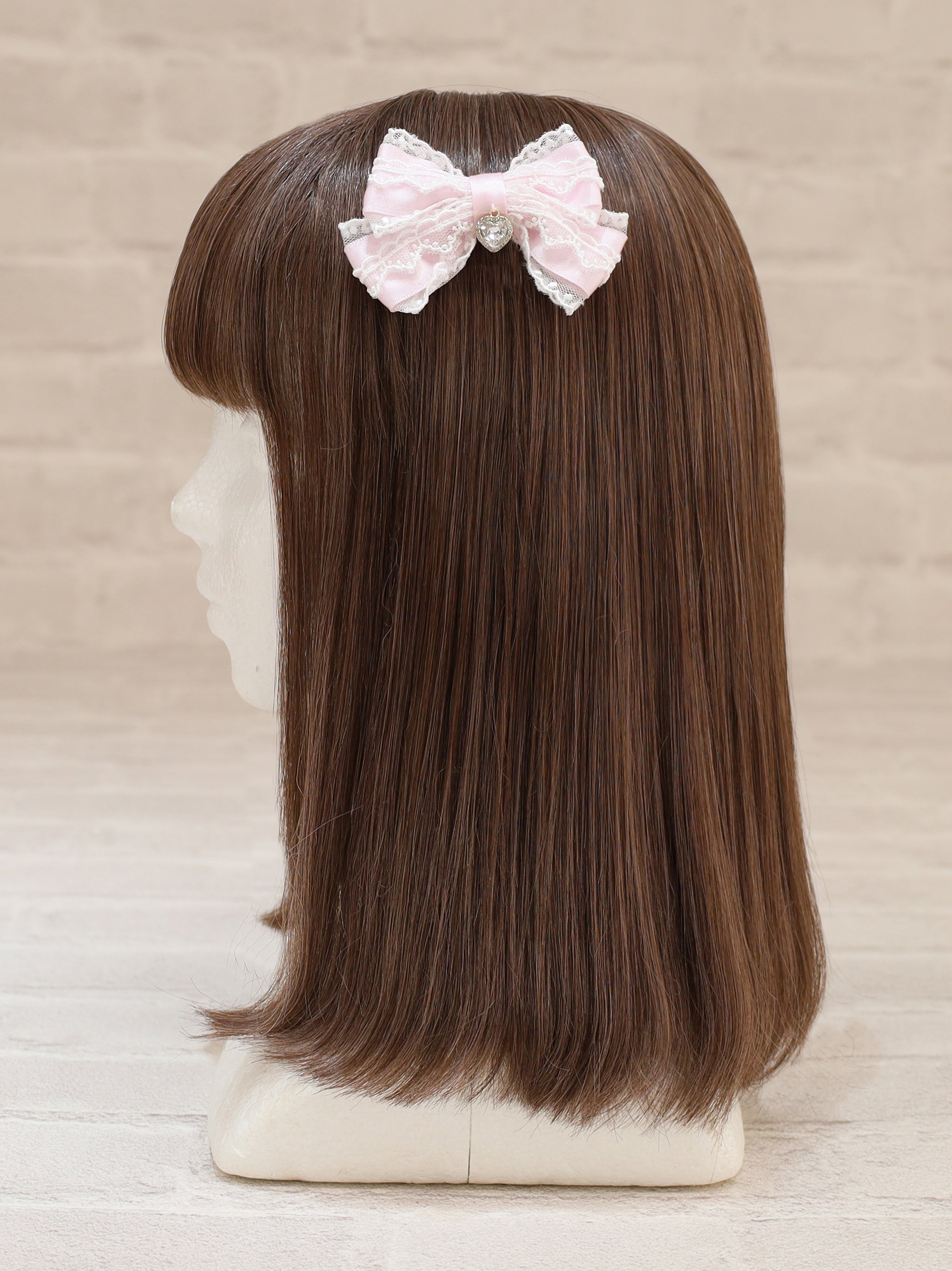 ハートチャーム付リボンレースクリップ |Amavel(アマベル)公式サイト