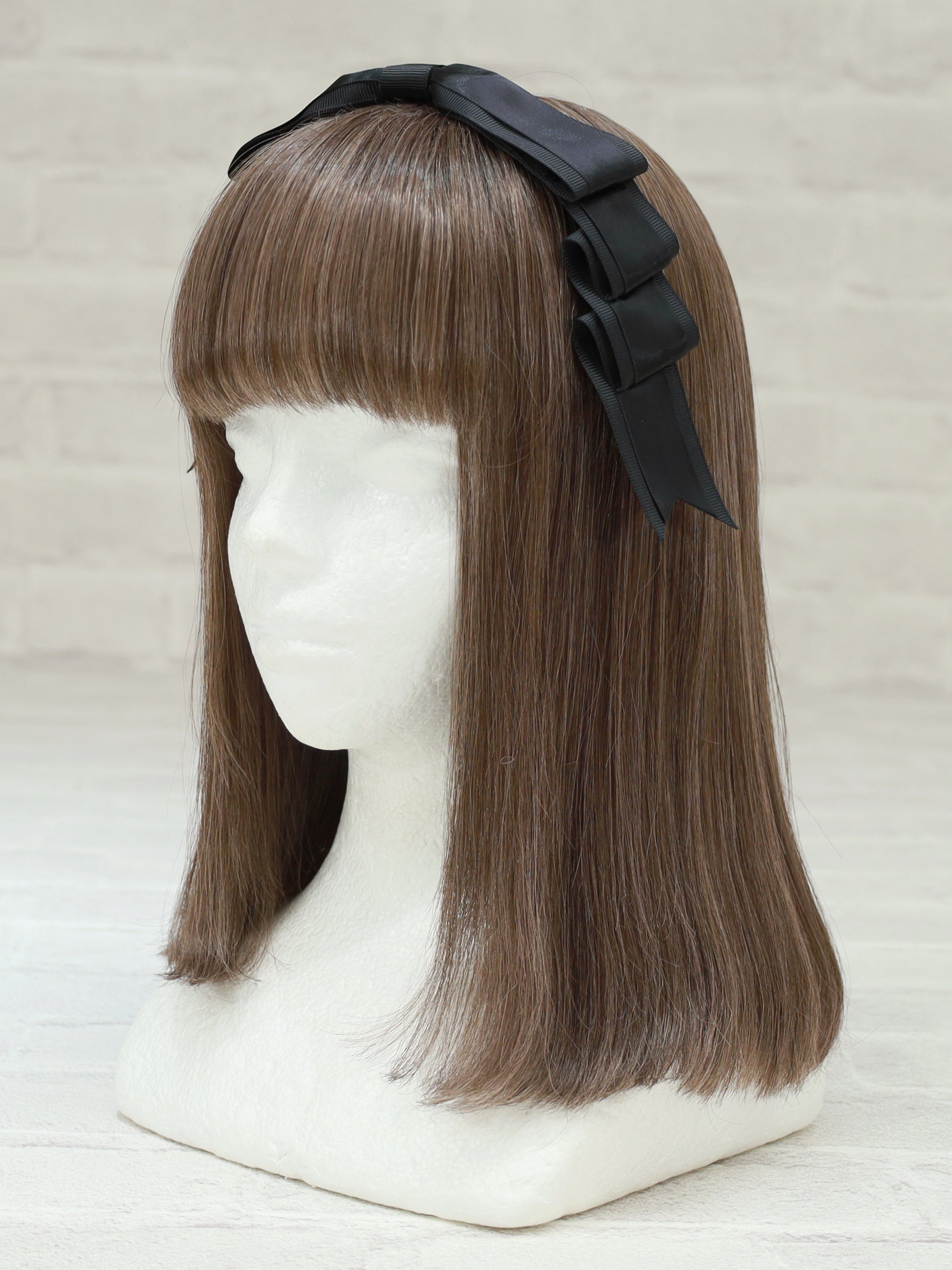 ティアードリボンスリーピン ブラック(Black) FREE |Amavel(アマベル)公式サイト