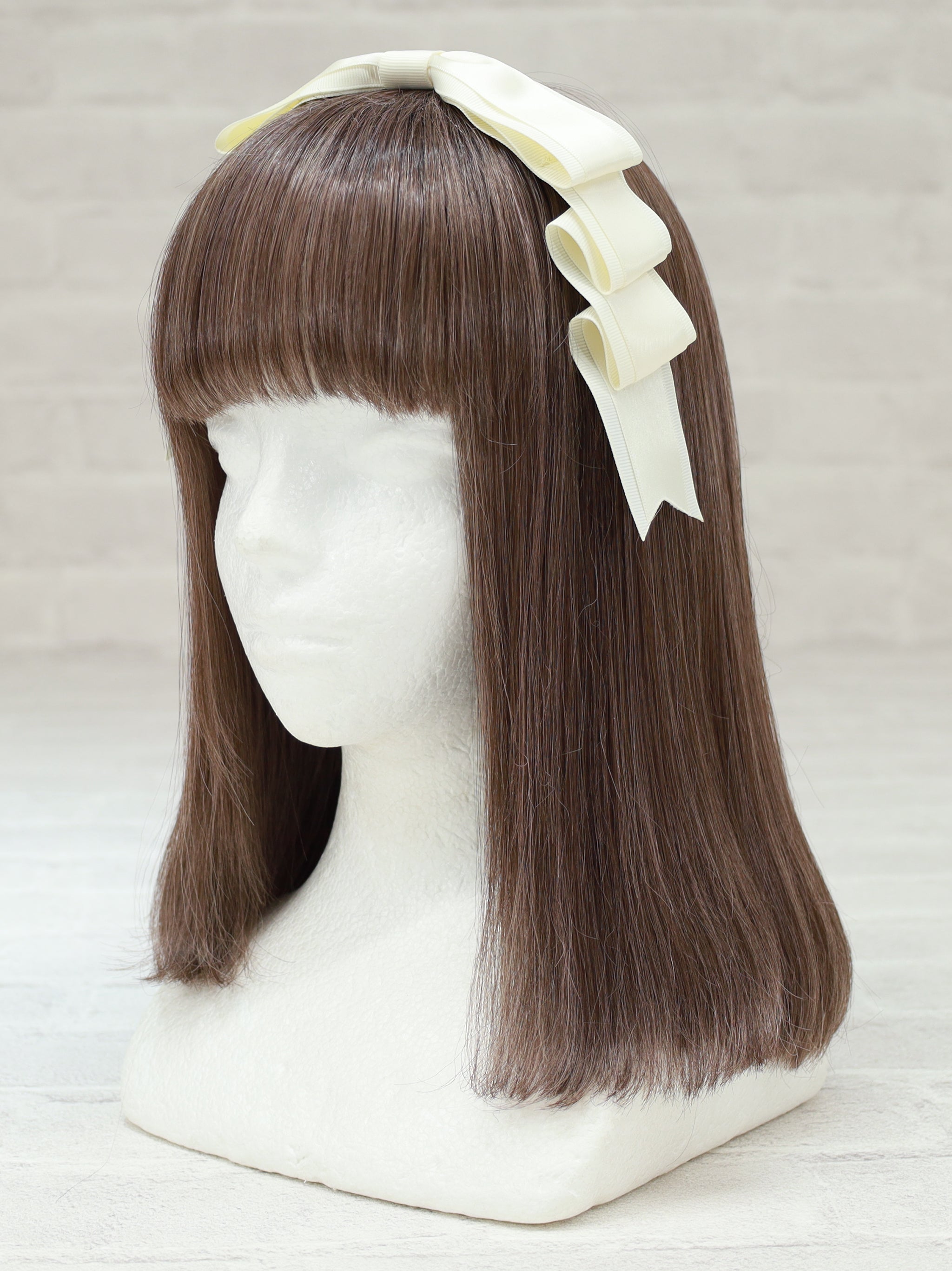 ティアードリボンスリーピン アイボリー(Ivory) FREE |Amavel(アマベル)公式サイト