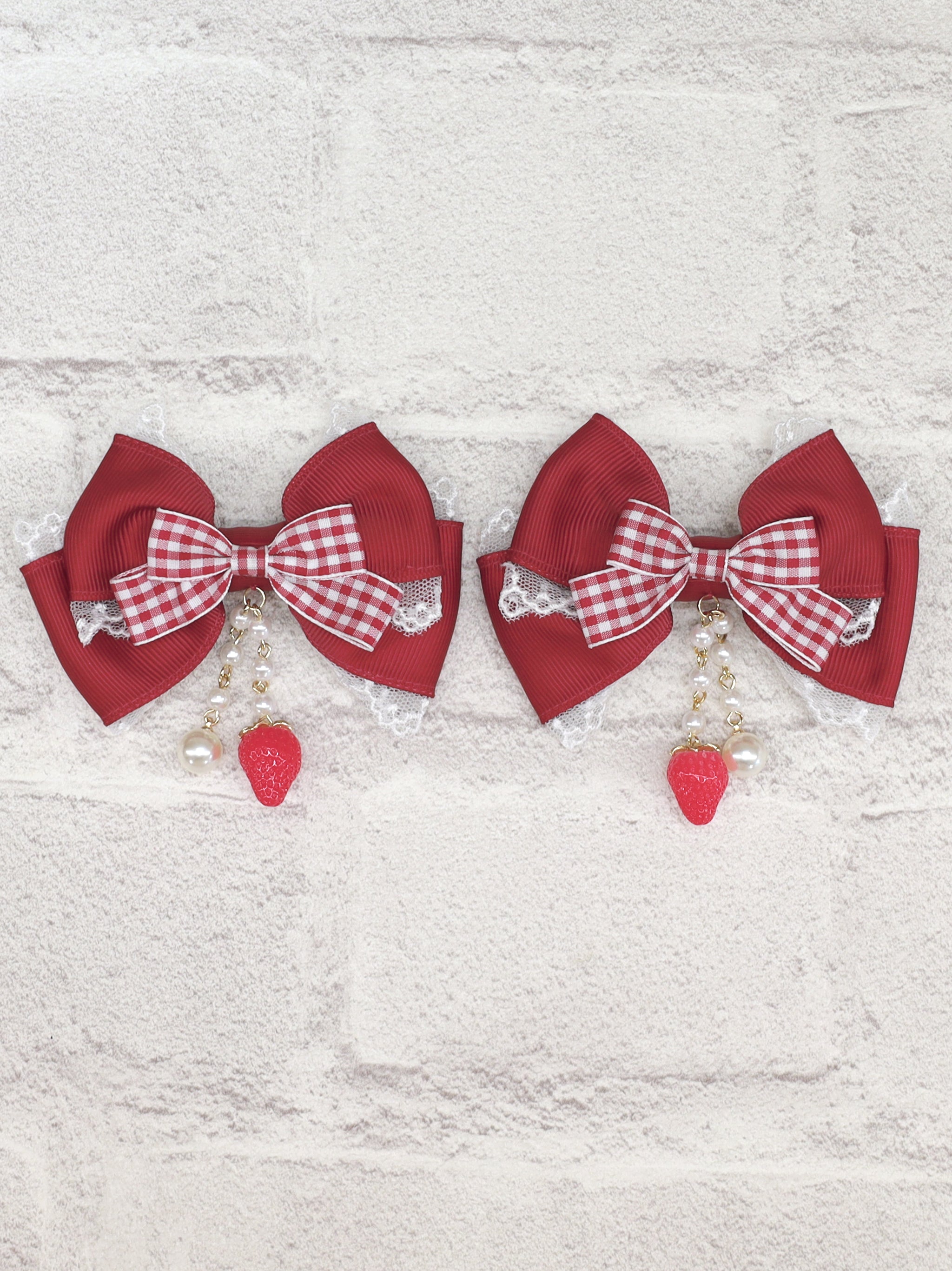 Berry Pâtisserie ダブルリボンクリップ |Amavel(アマベル)公式サイト