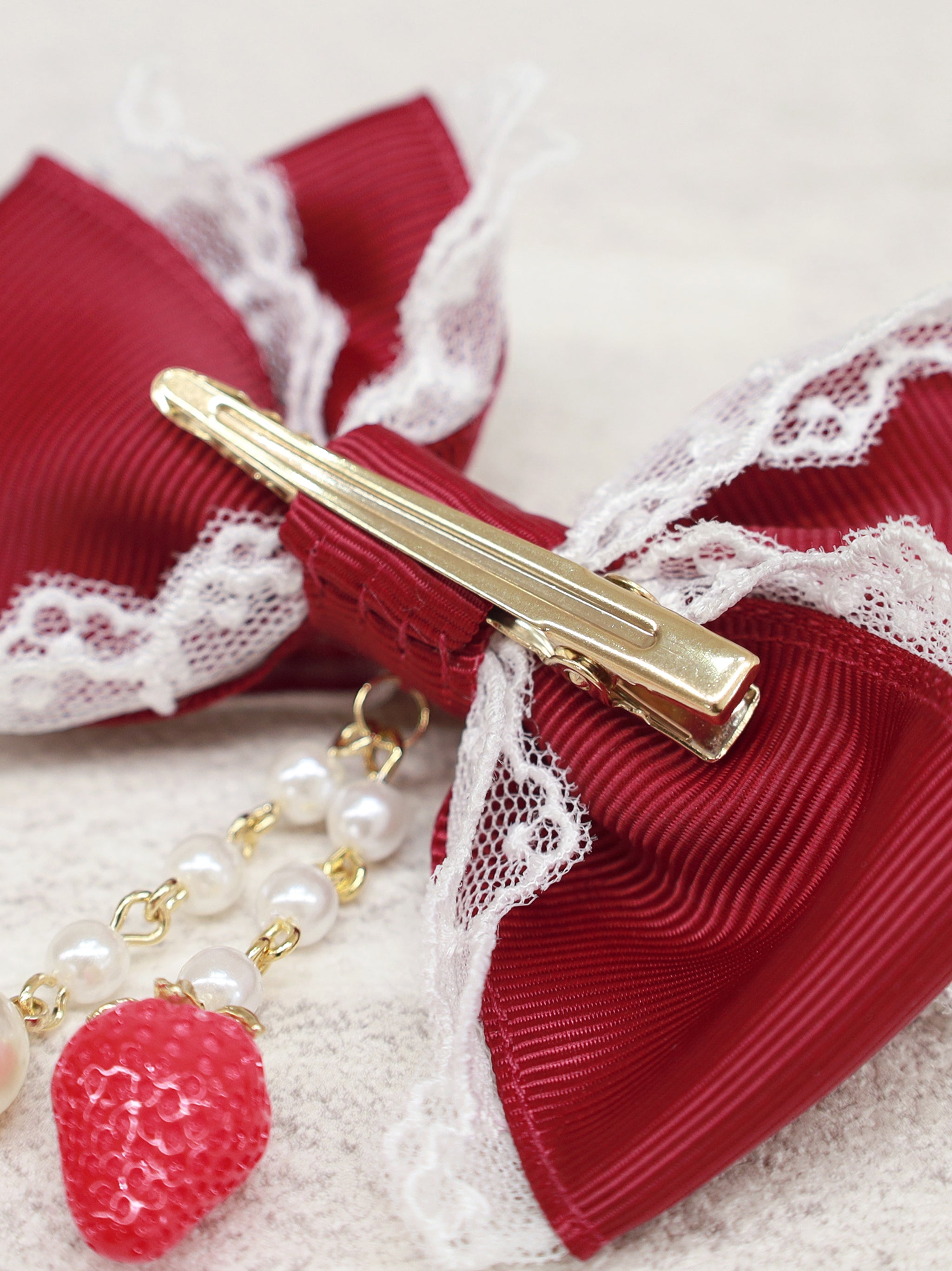 Berry Pâtisserie ダブルリボンクリップ |Amavel(アマベル)公式サイト