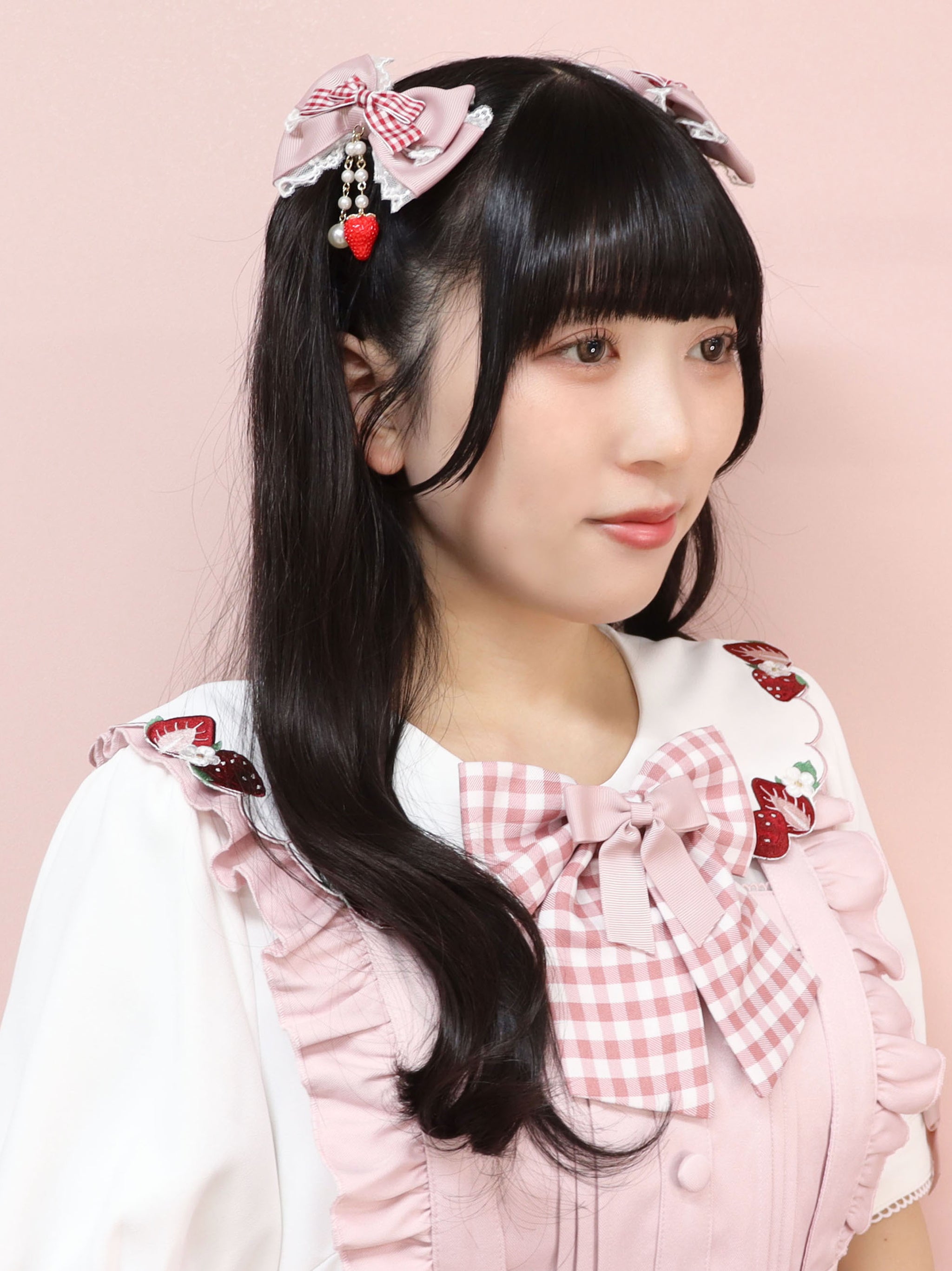 Berry Pâtisserie ダブルリボンクリップ ピンク(Pink) FREE |Amavel(アマベル)公式サイト