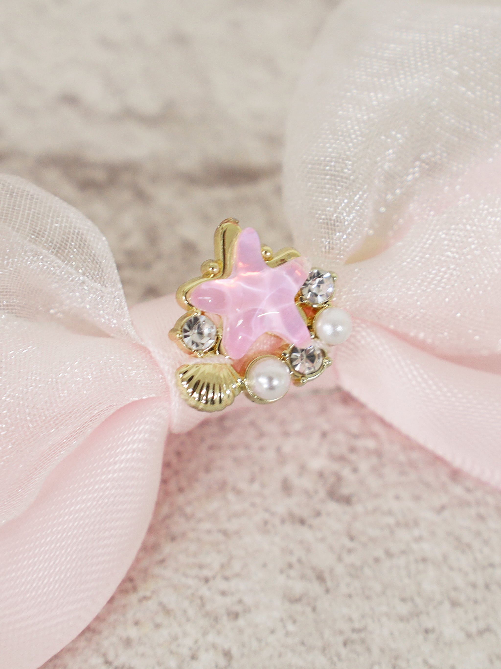 Mermaid Jewel ダブルリボンクリップ