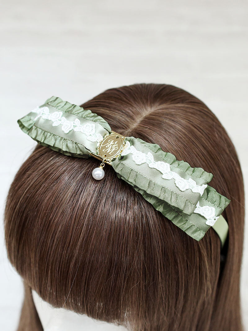 classical lace frill リボンカチューシャ |Amavel(アマベル)公式サイト