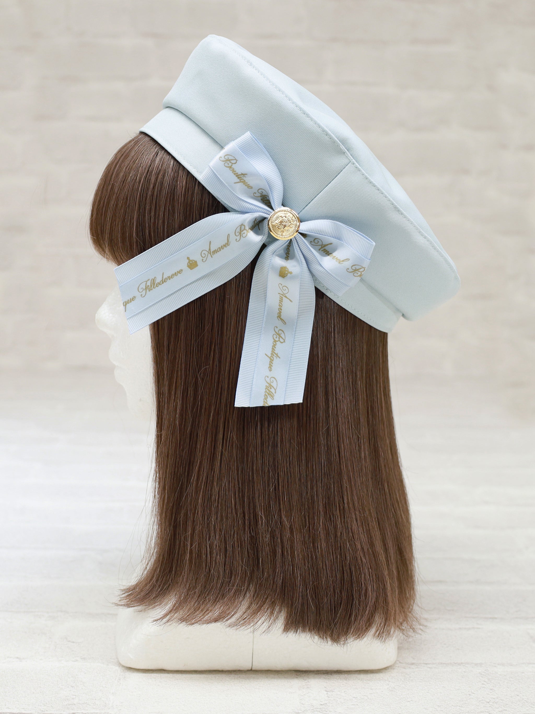 ロゴリボンブローチ付ベレー帽 |Amavel(アマベル)公式サイト