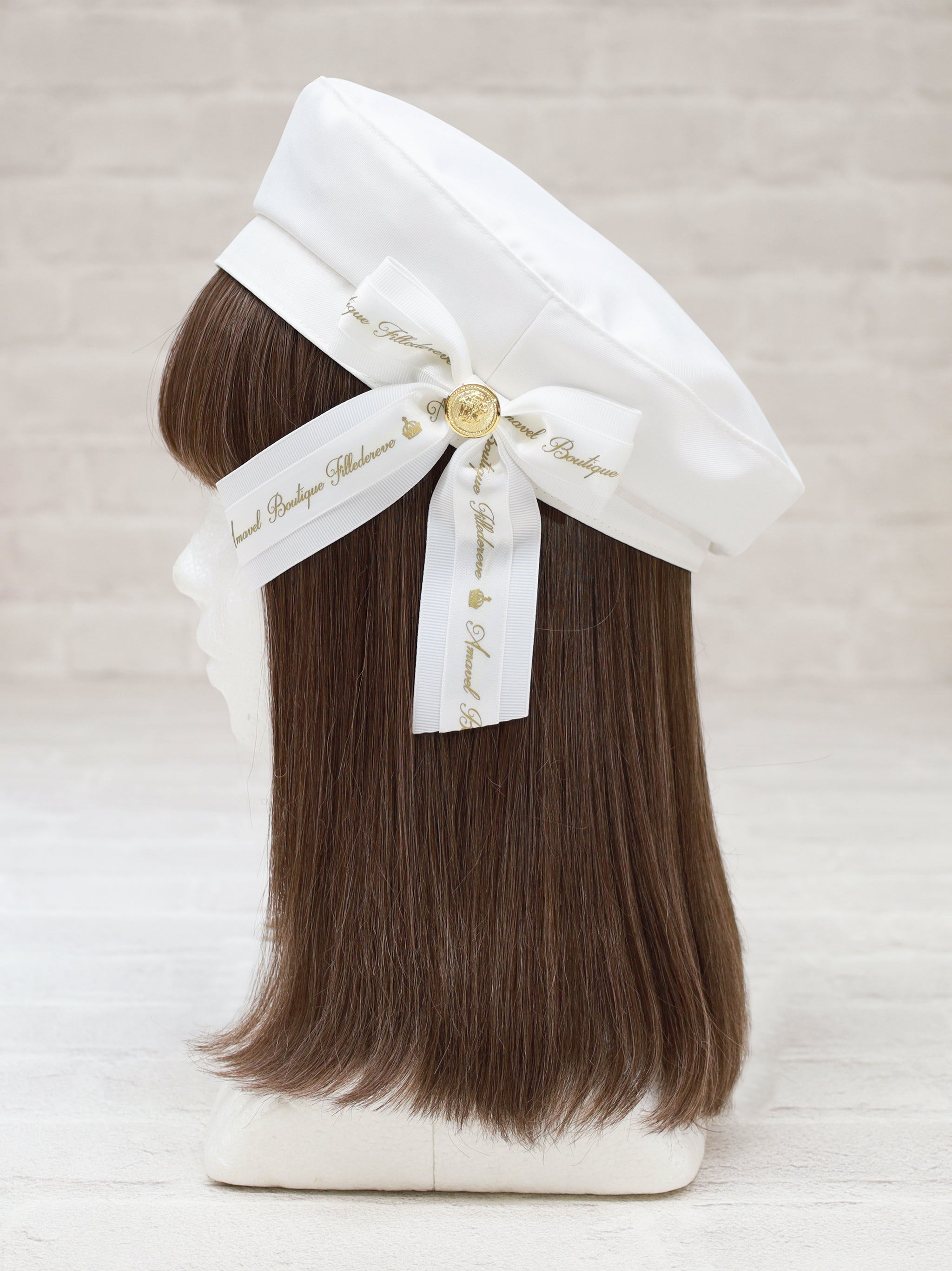 ロゴリボンブローチ付ベレー帽 |Amavel(アマベル)公式サイト