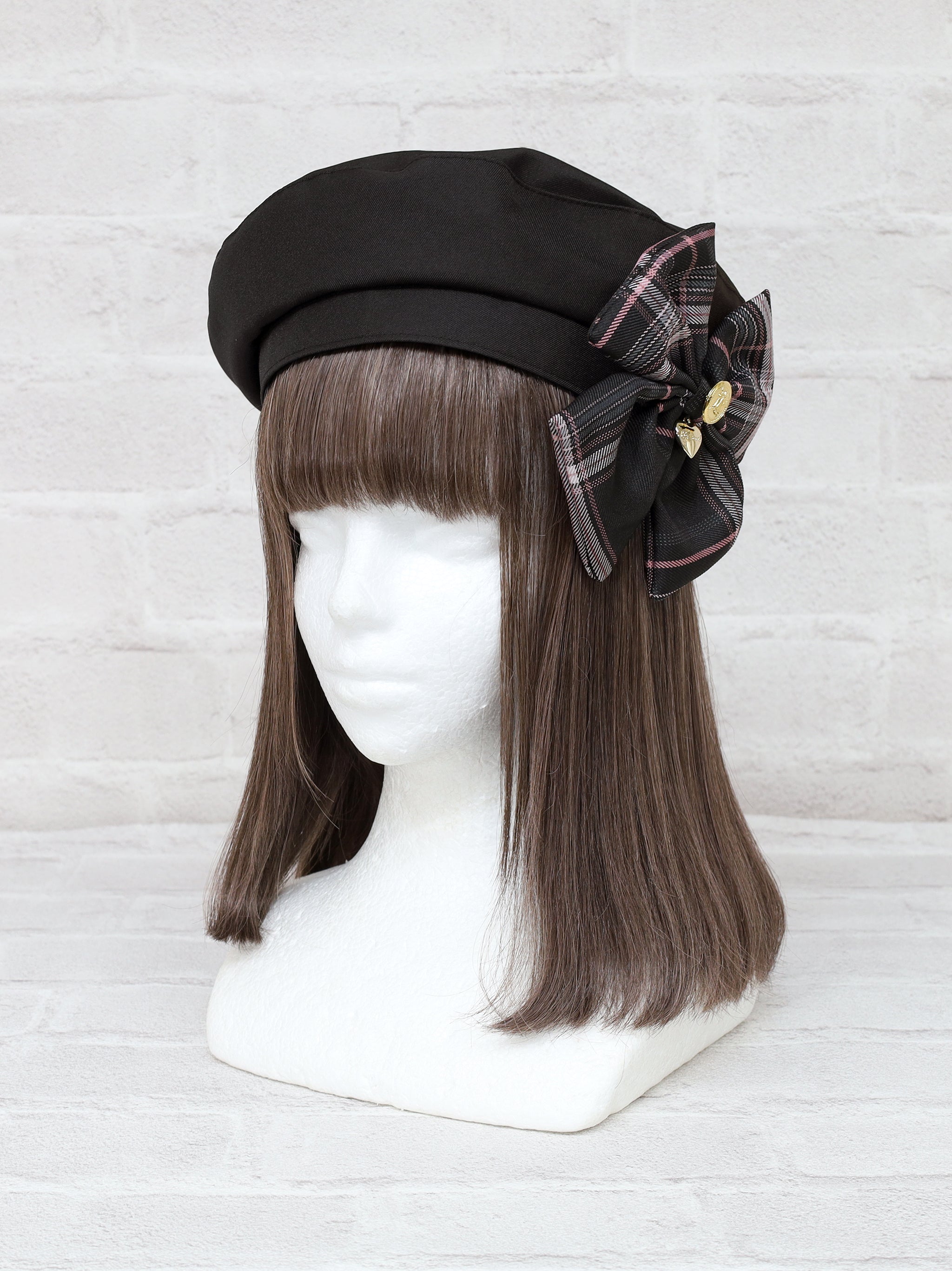 Chouchou Check ベレー帽